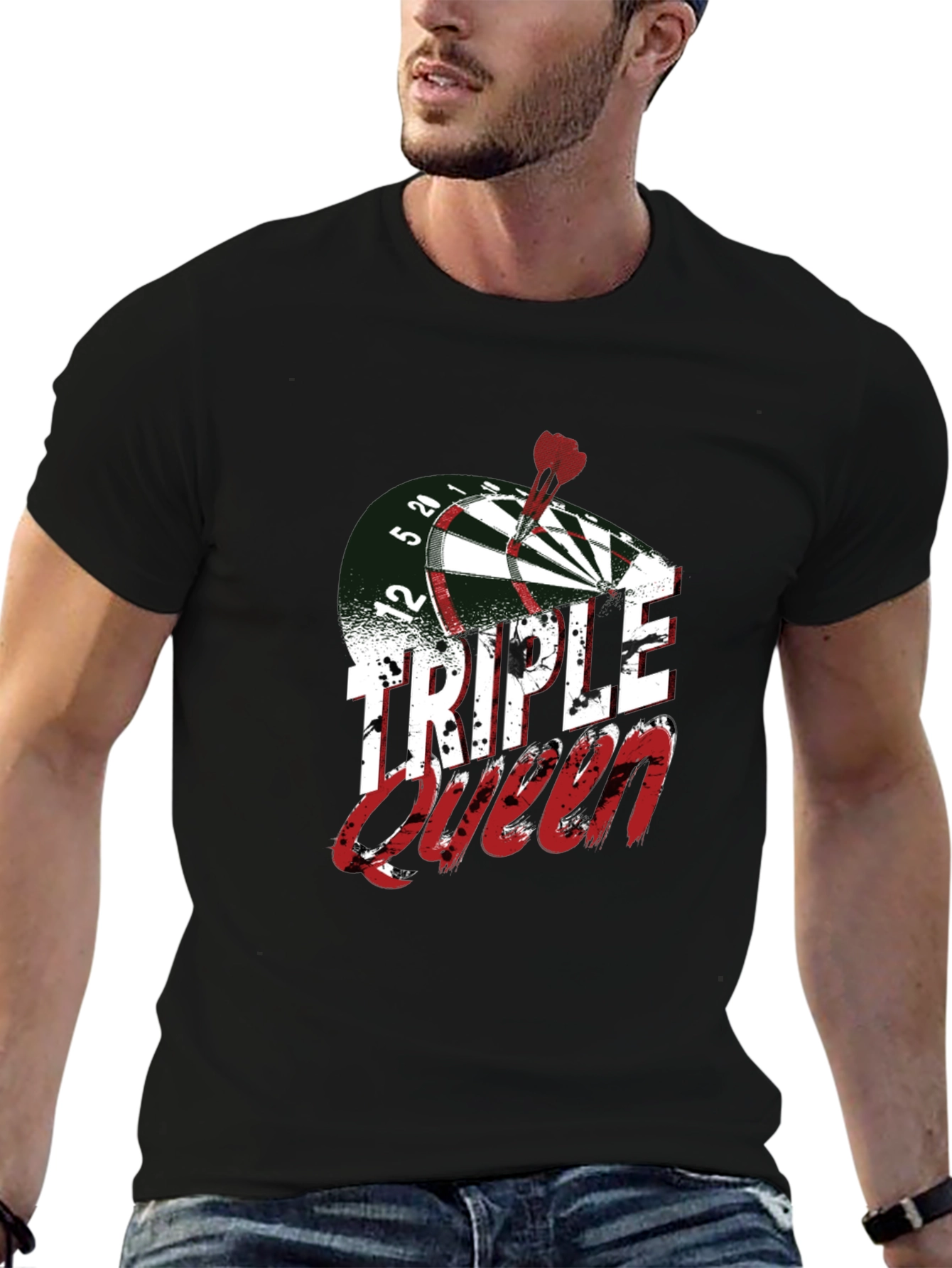 Triple Queen Dart Graphic Tee