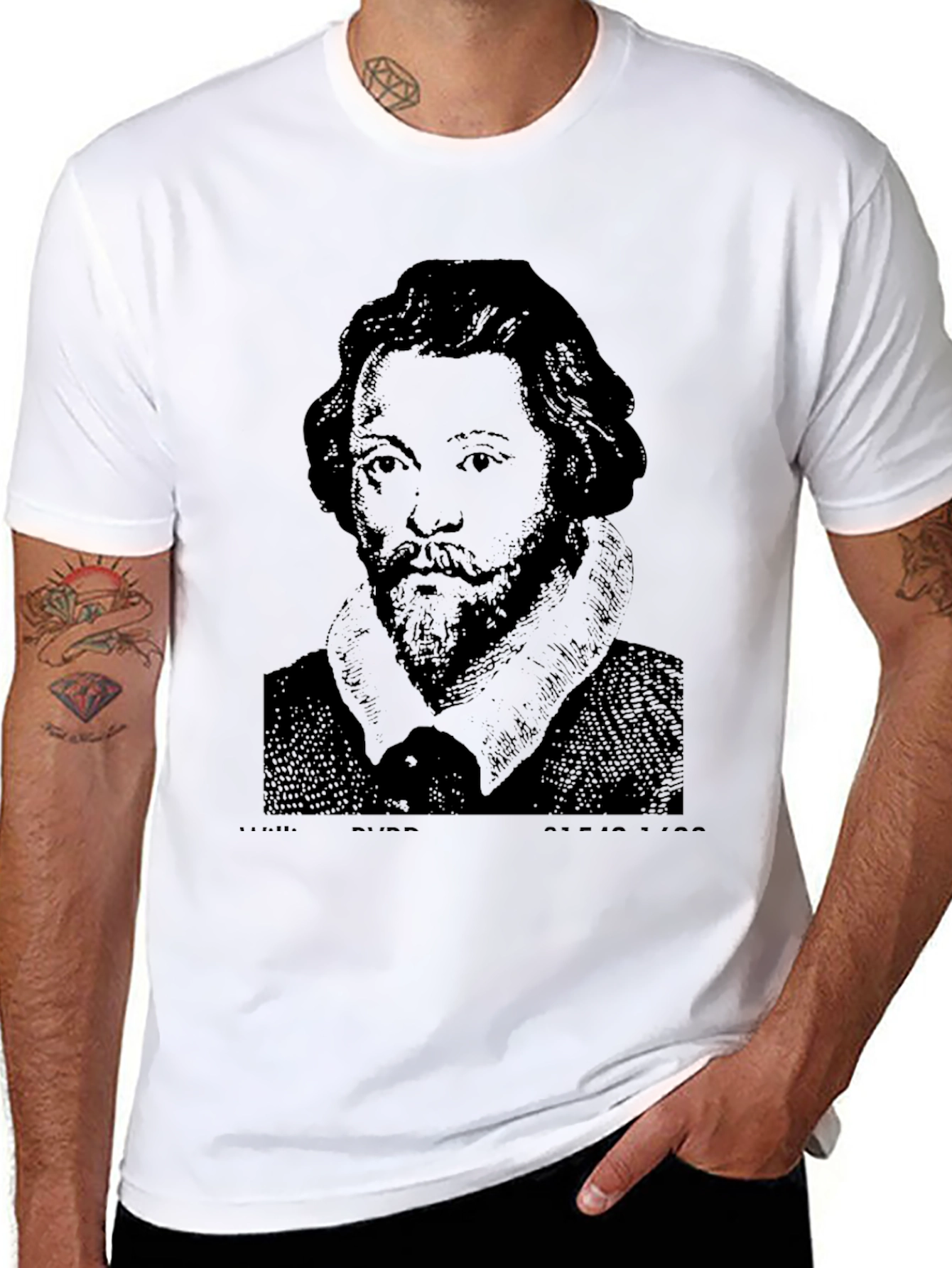 Shakespeare Graphic Tee - Classic Black T-Shirt