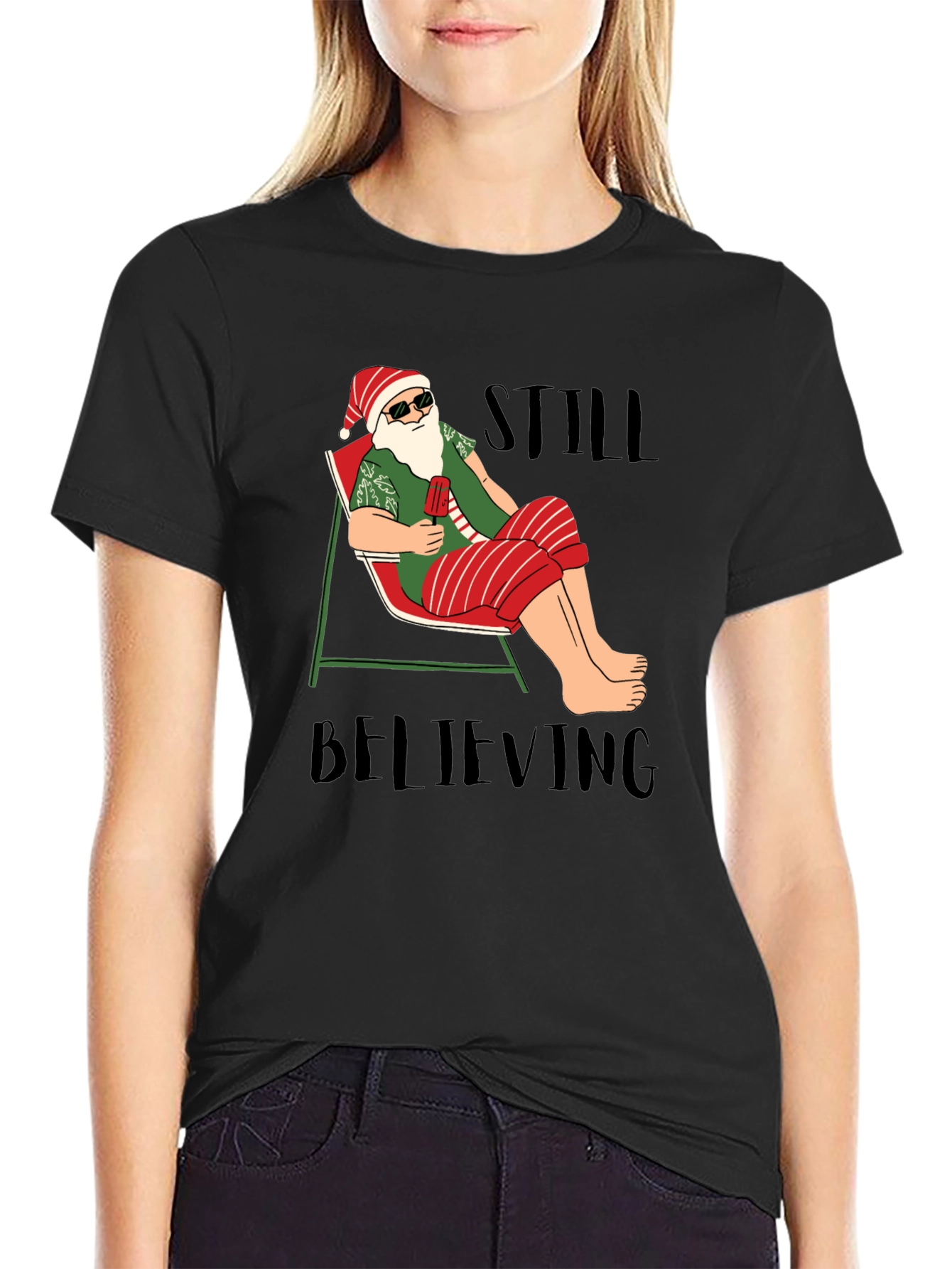 Still Believing Santa T-Shirt - Summer Holiday