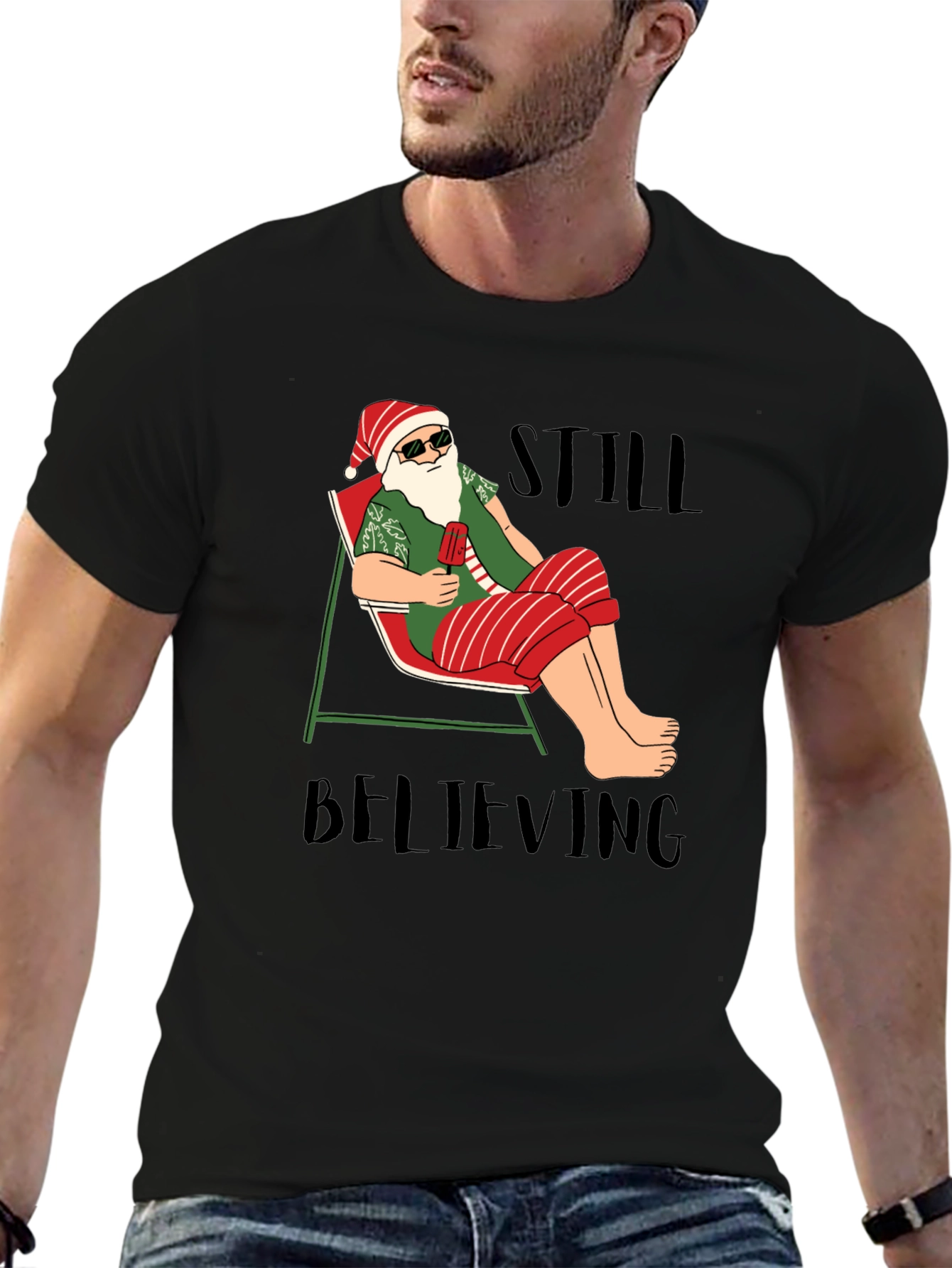 Still Believing Santa T-Shirt - Summer Holiday