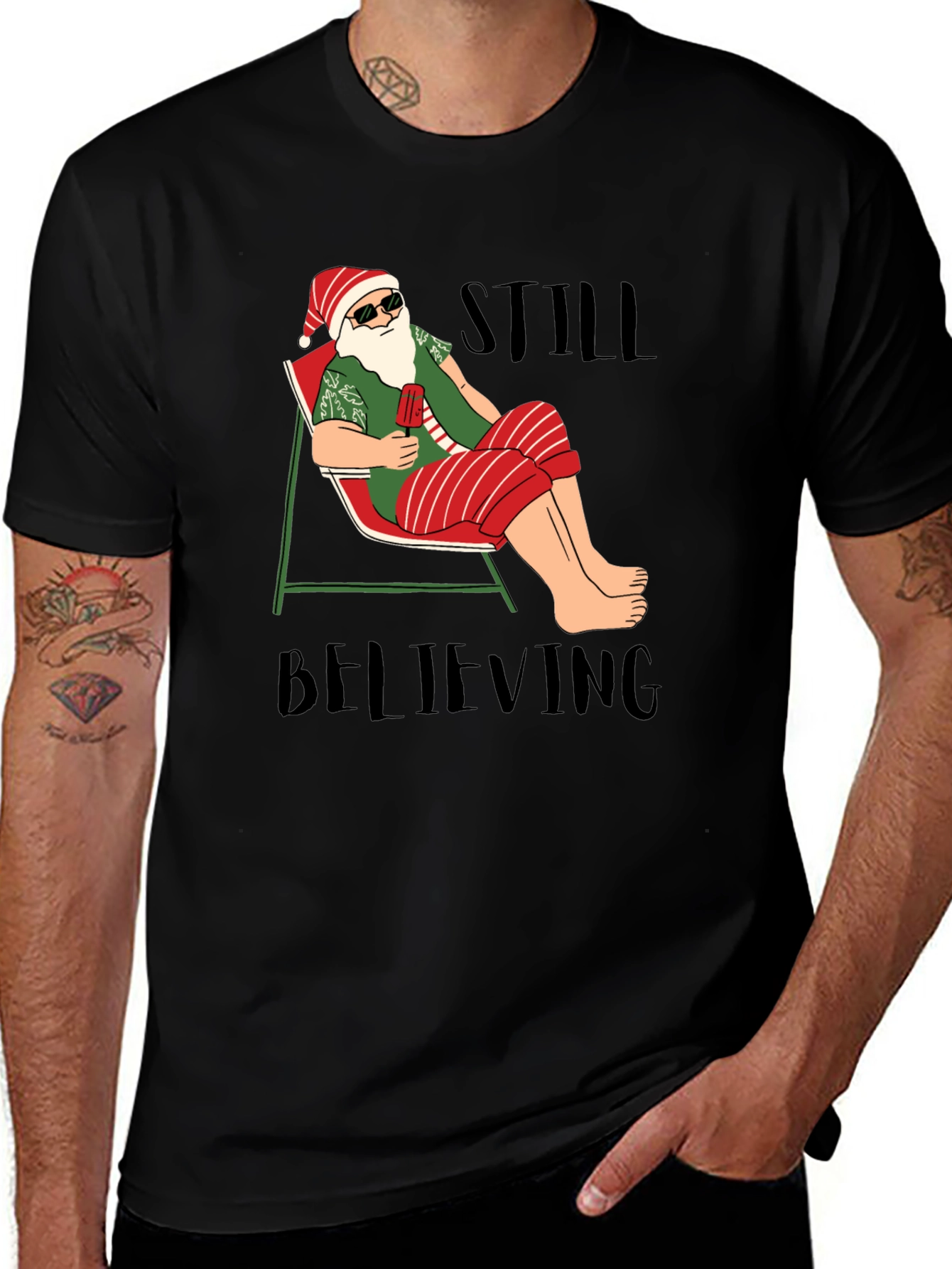 Still Believing Santa T-Shirt - Summer Holiday