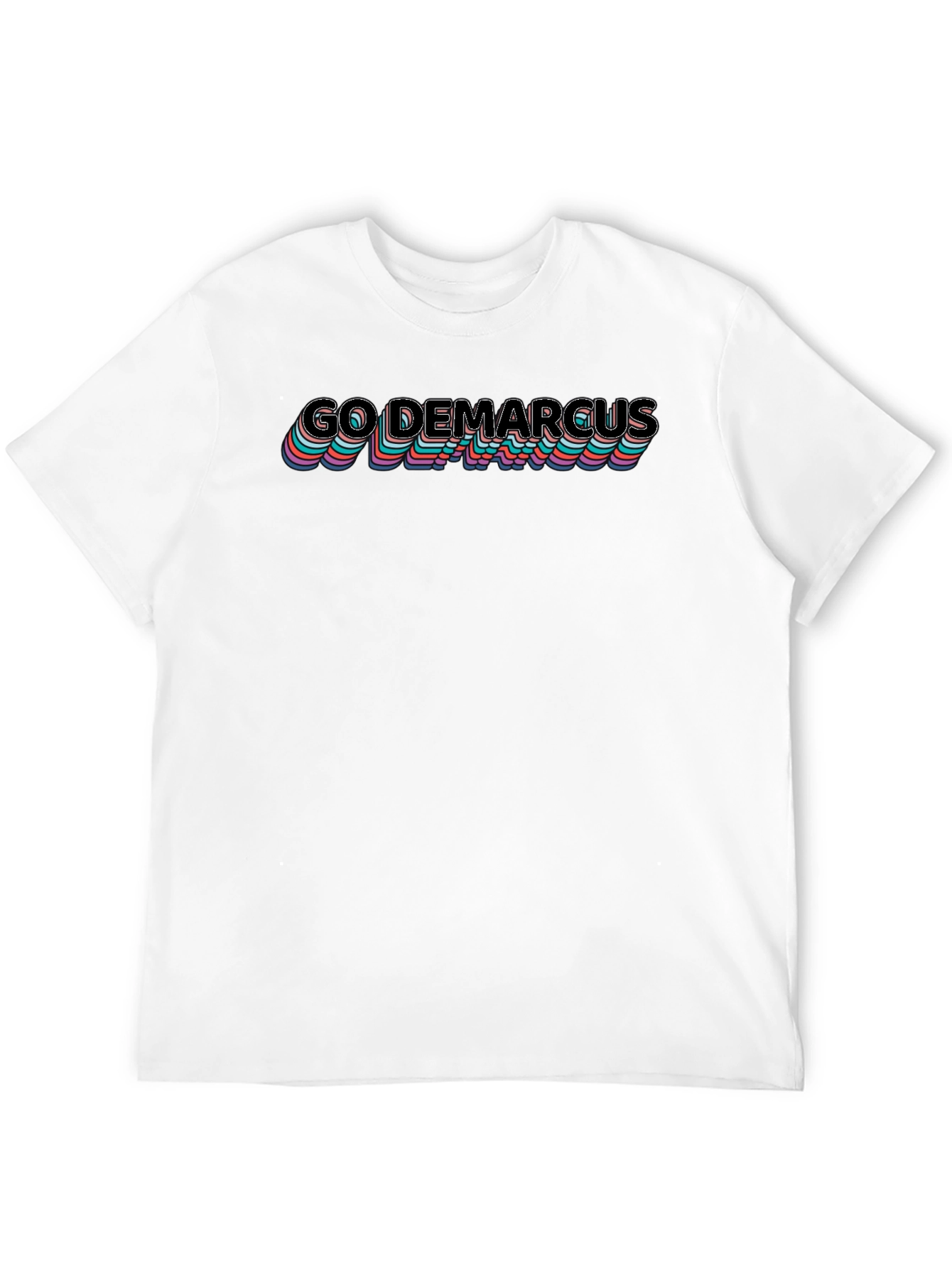 Go DeMarcus Retro T-Shirt - Black Cotton Tee