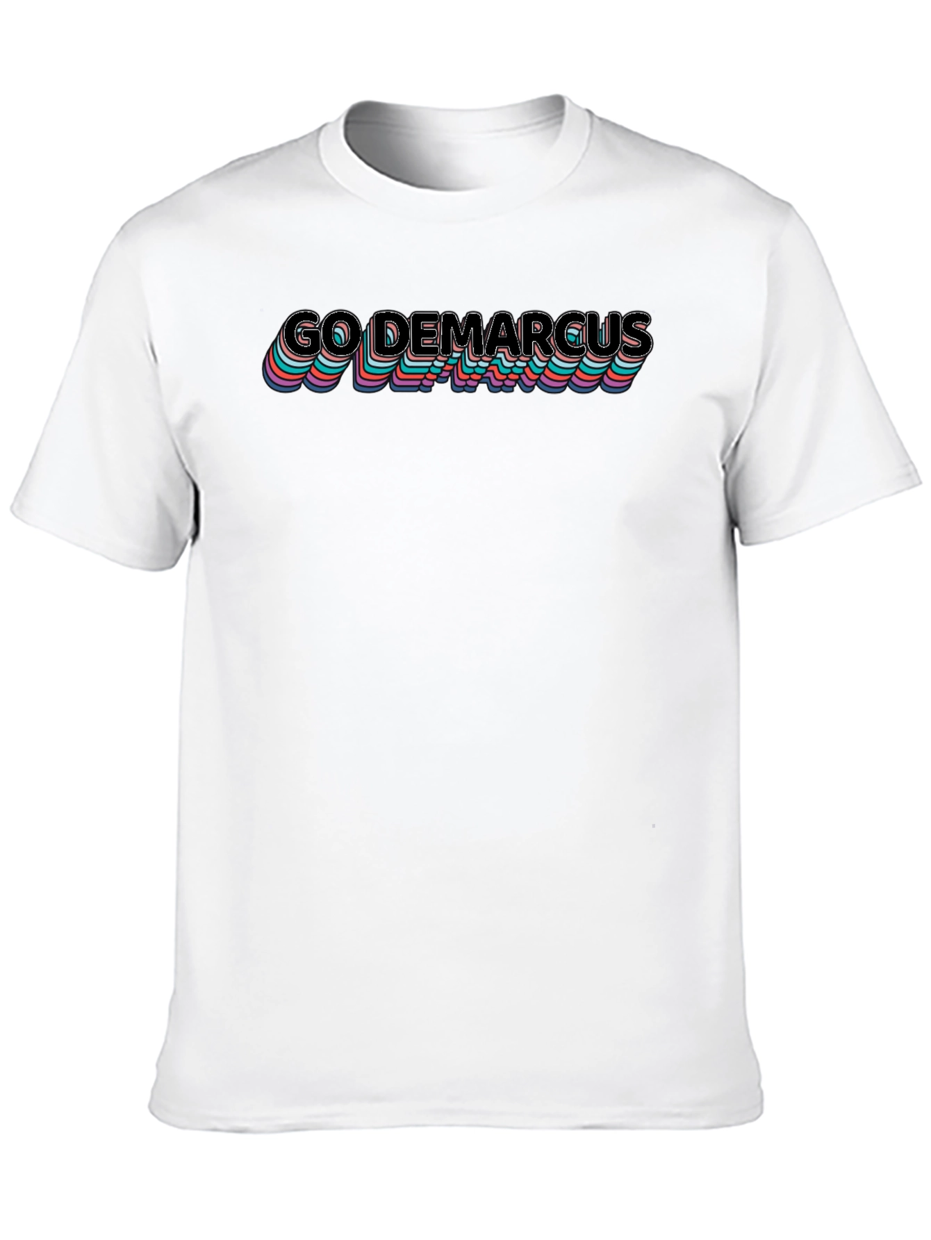 Go DeMarcus Retro T-Shirt - Black Cotton Tee