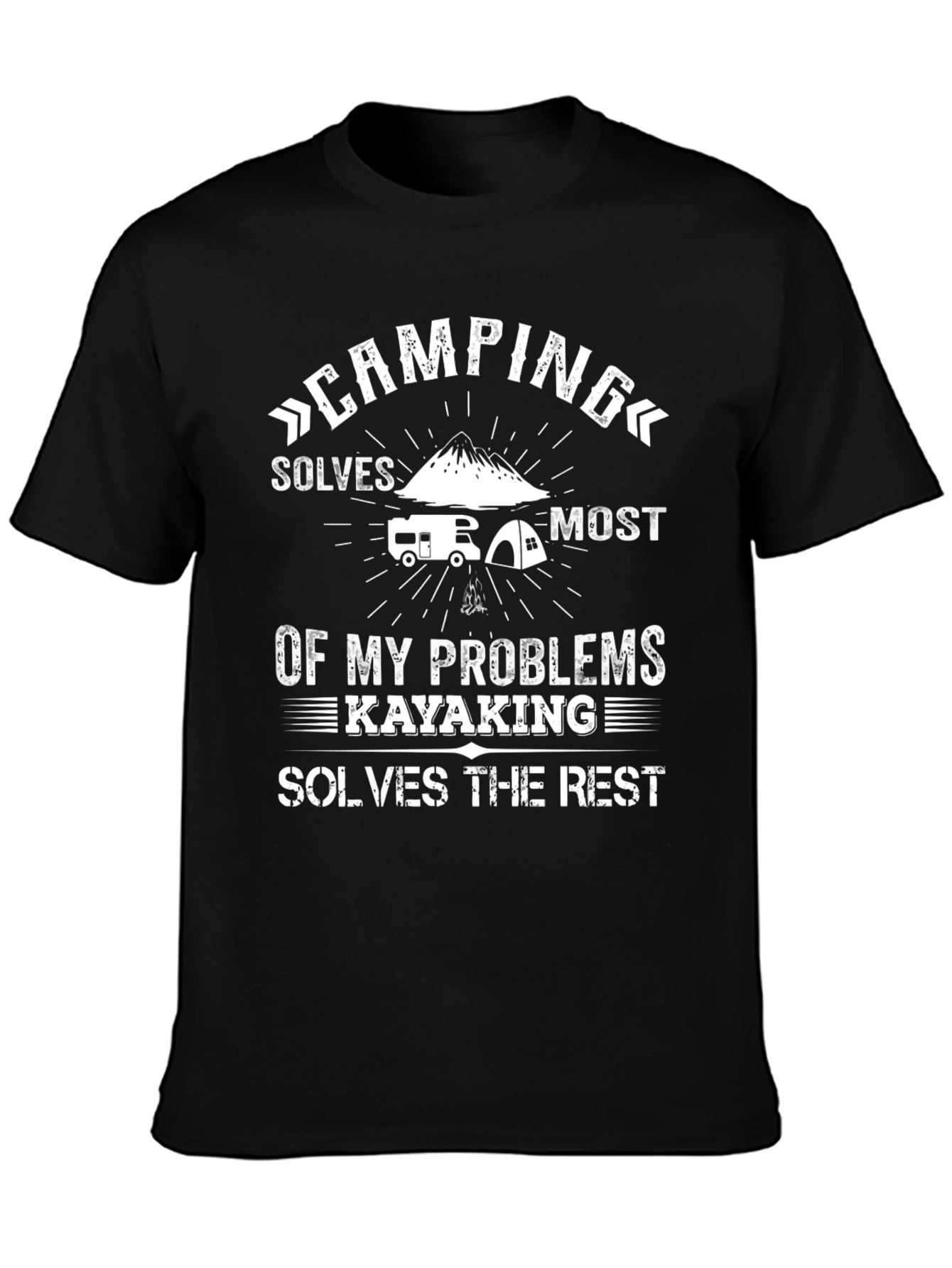 Camping & Kayaking Solve My Problems T-Shirt