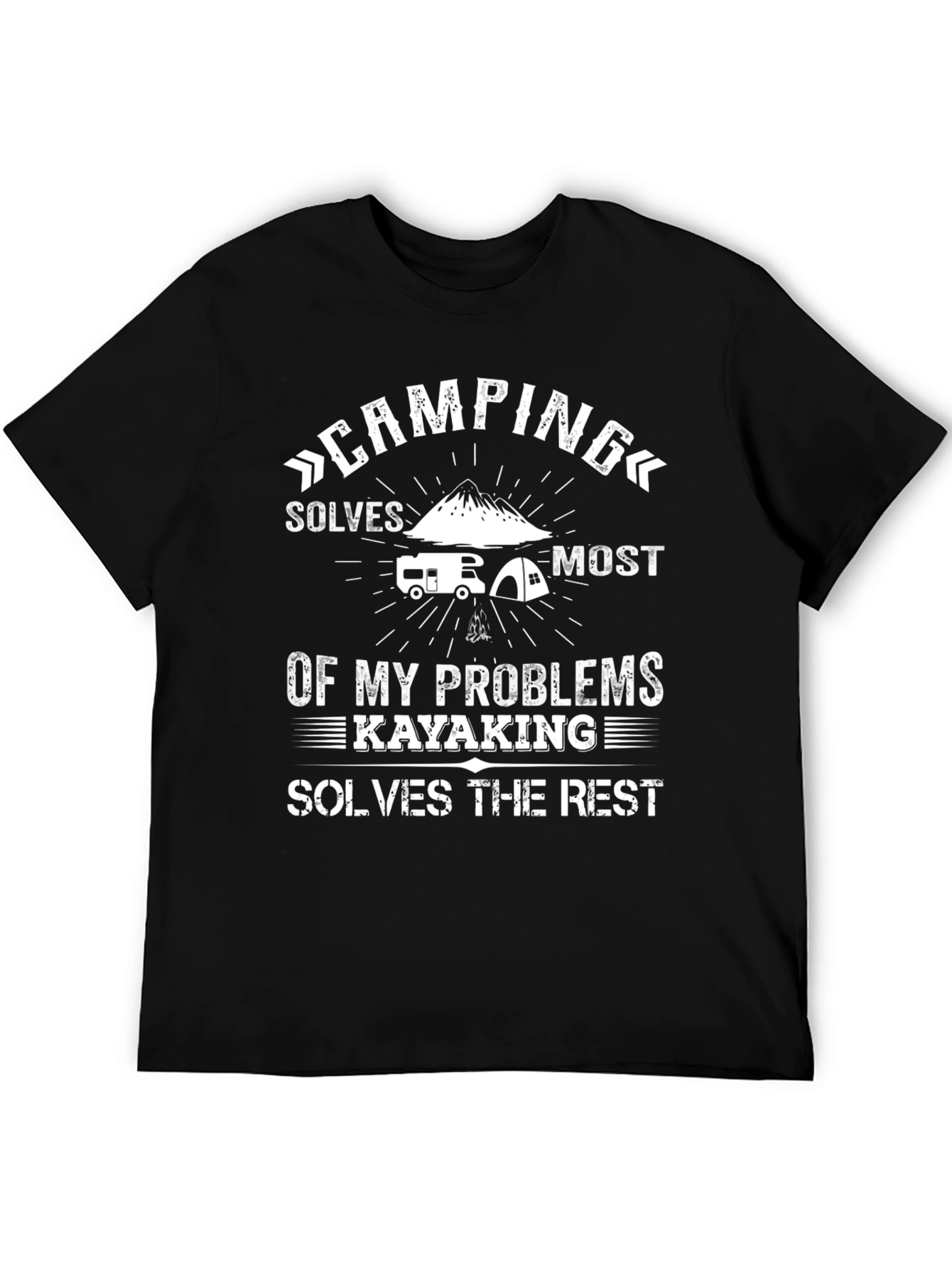 Camping & Kayaking Solve My Problems T-Shirt
