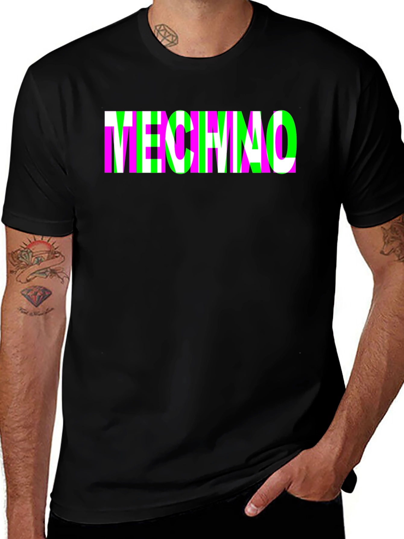 Techno Graphic Tee - Bold Rave Style
