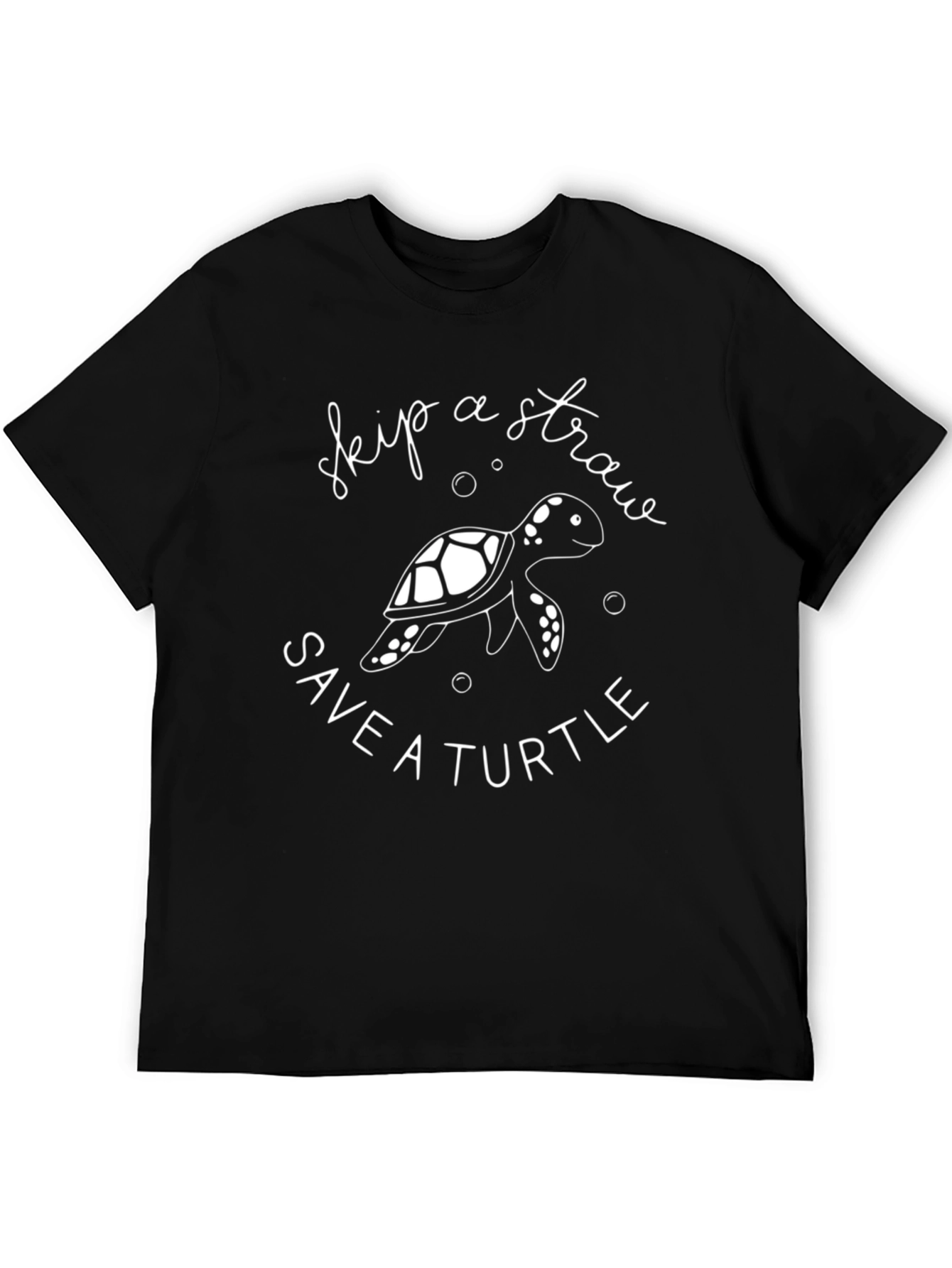 Skip a Straw Save a Turtle Graphic Tee