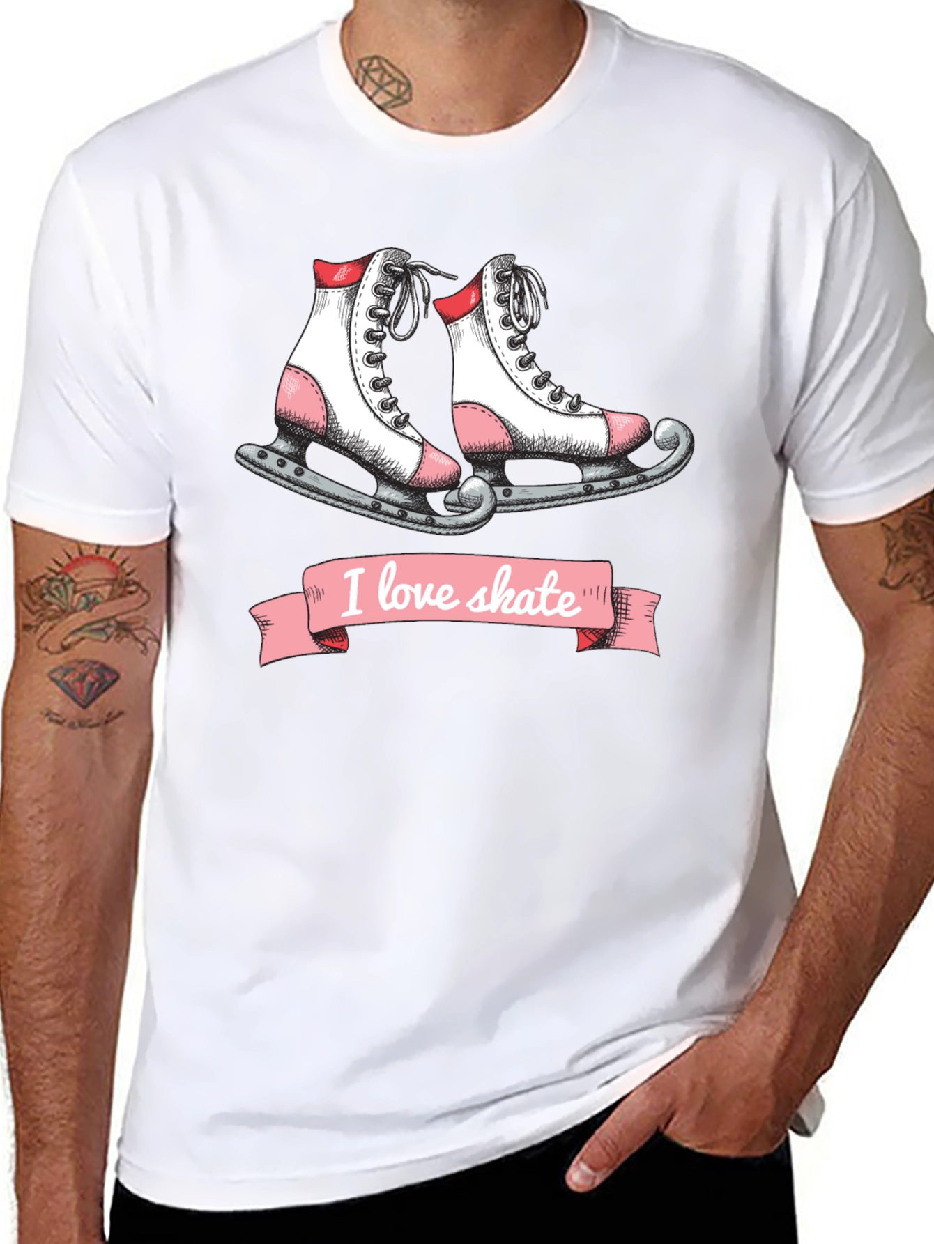 I Love Skate Graphic T-Shirt
