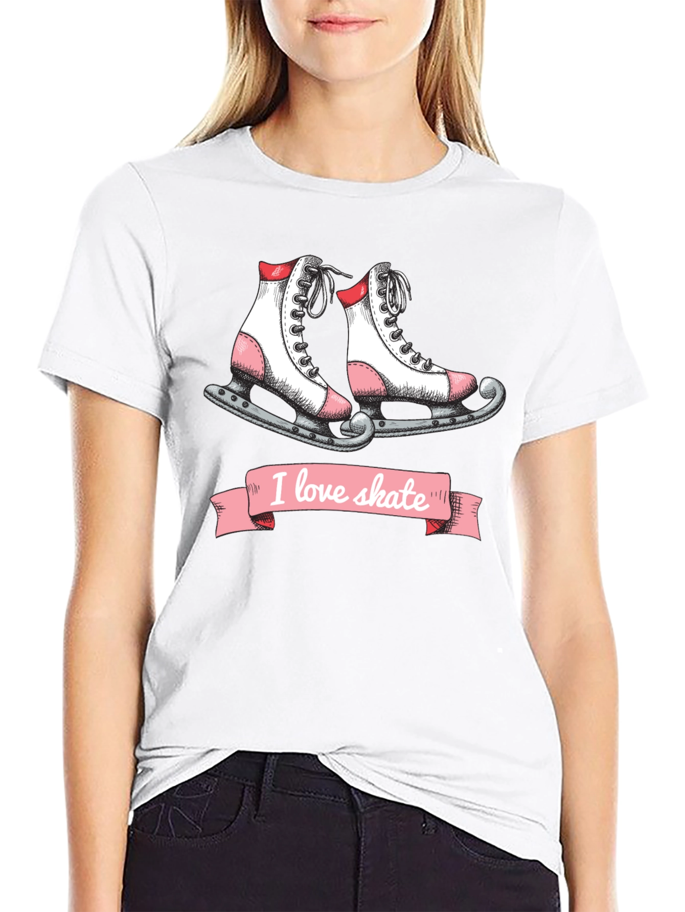 I Love Skate Graphic T-Shirt