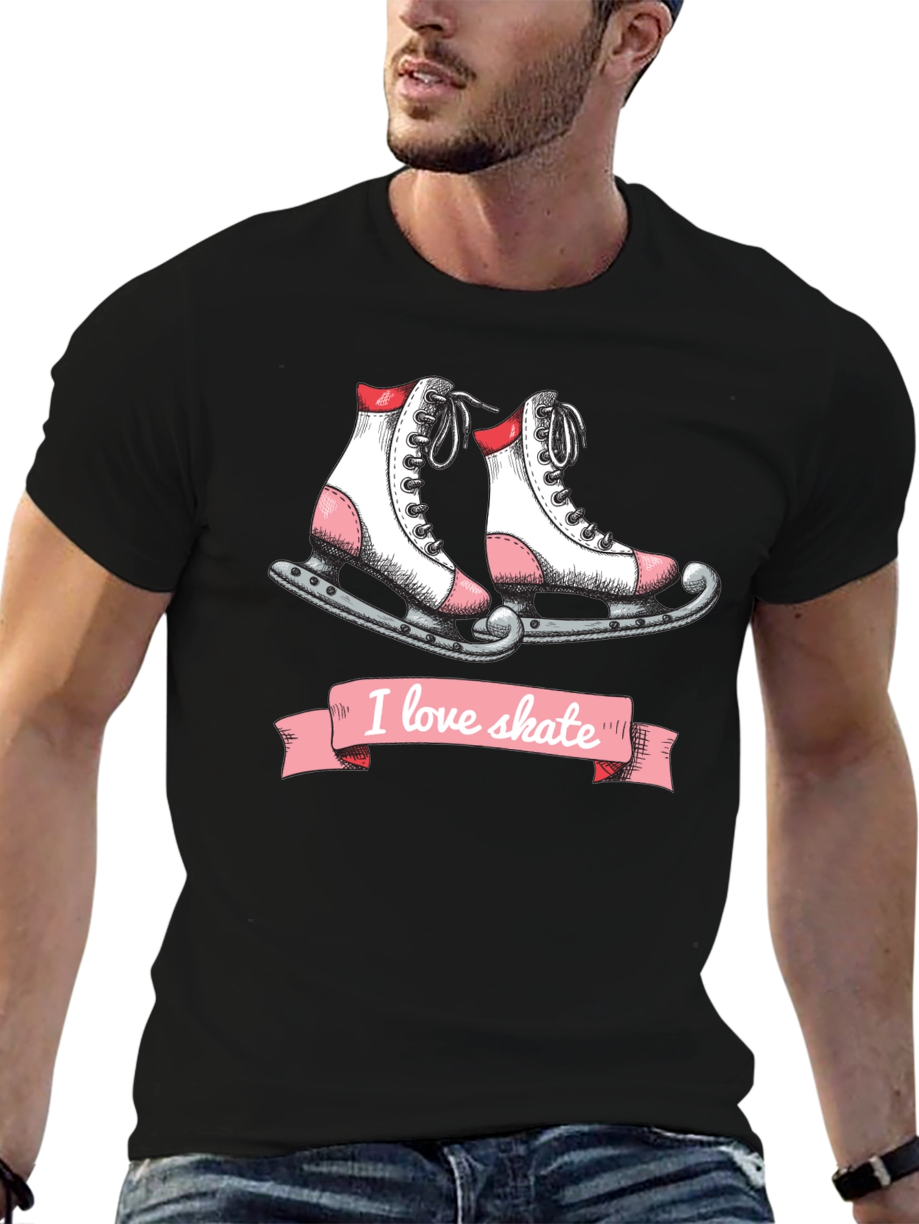 I Love Skate Graphic T-Shirt