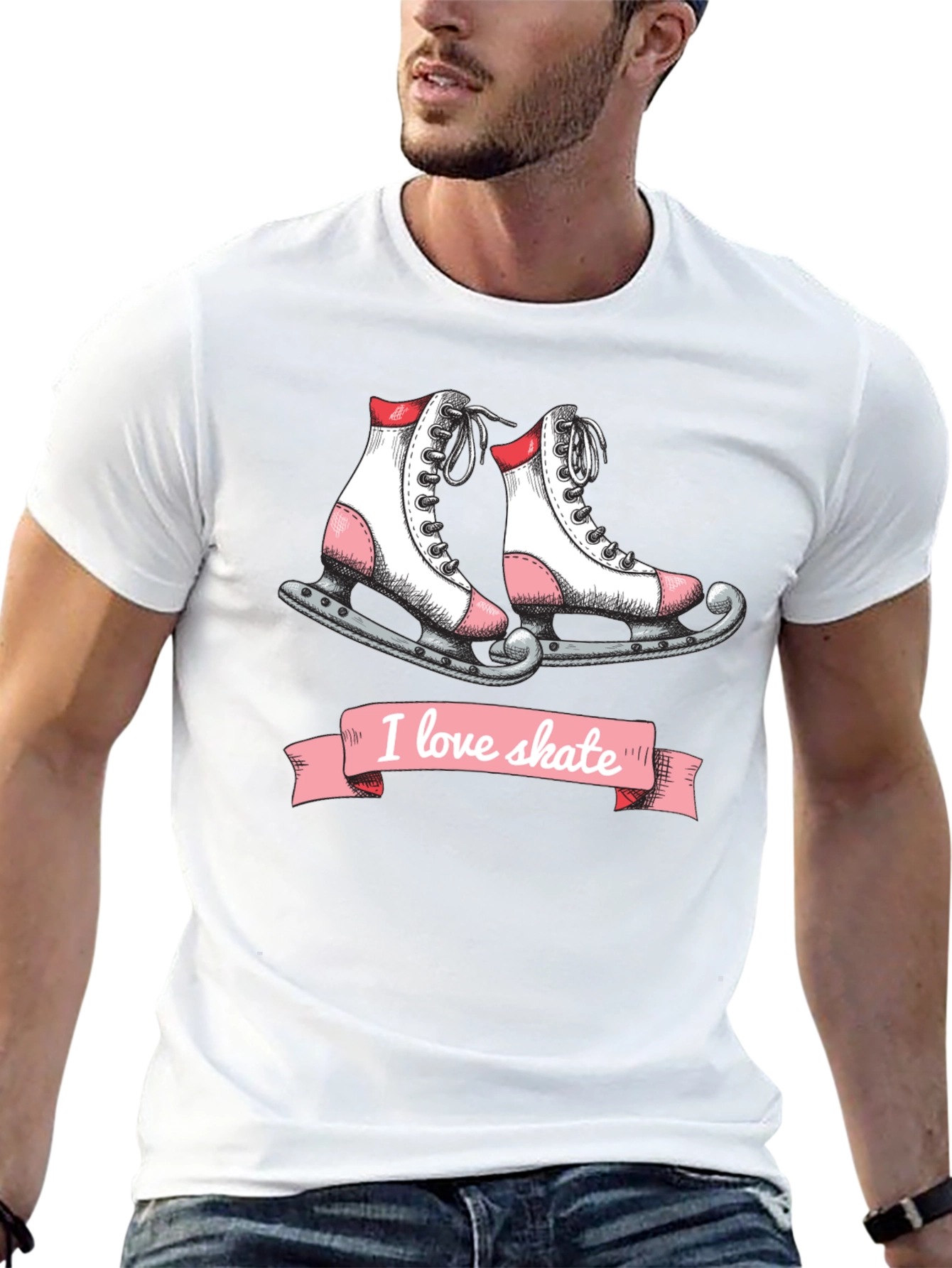 I Love Skate Graphic T-Shirt
