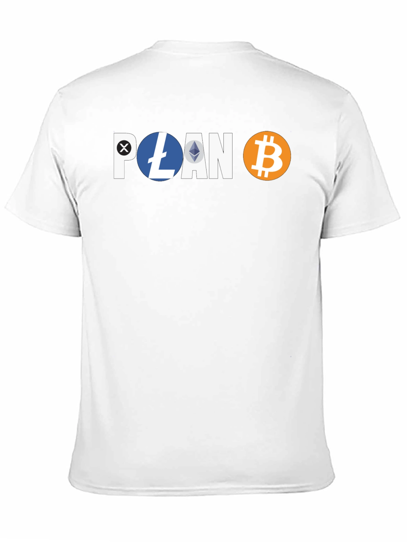 Crypto Hodler Black T-Shirt - Bitcoin Litecoin Ethereum Design
