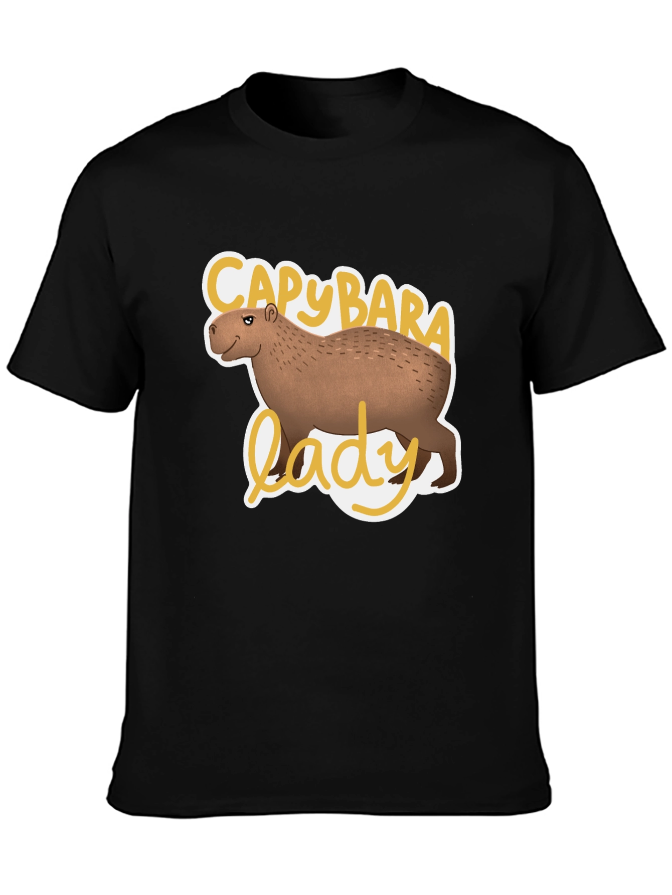 Capybara Lady Graphic T-Shirt