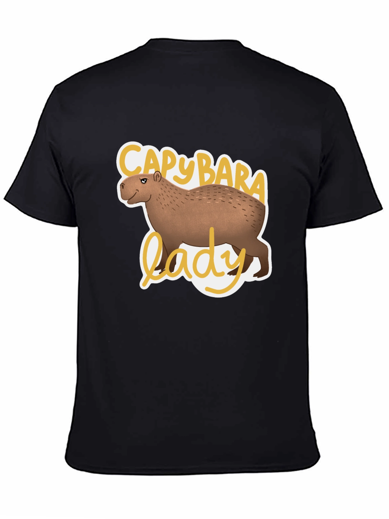 Capybara Lady Graphic T-Shirt