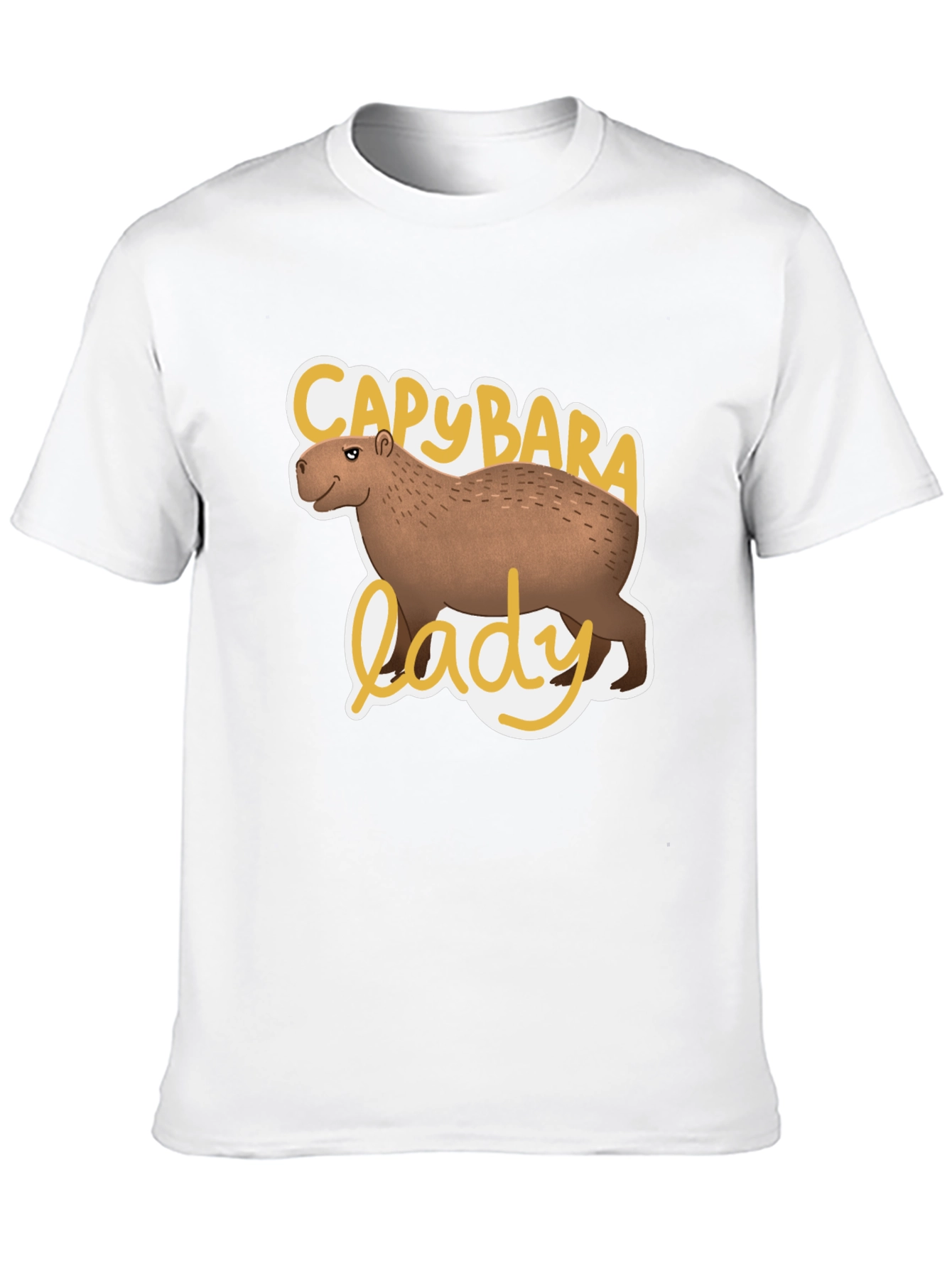Capybara Lady Graphic T-Shirt
