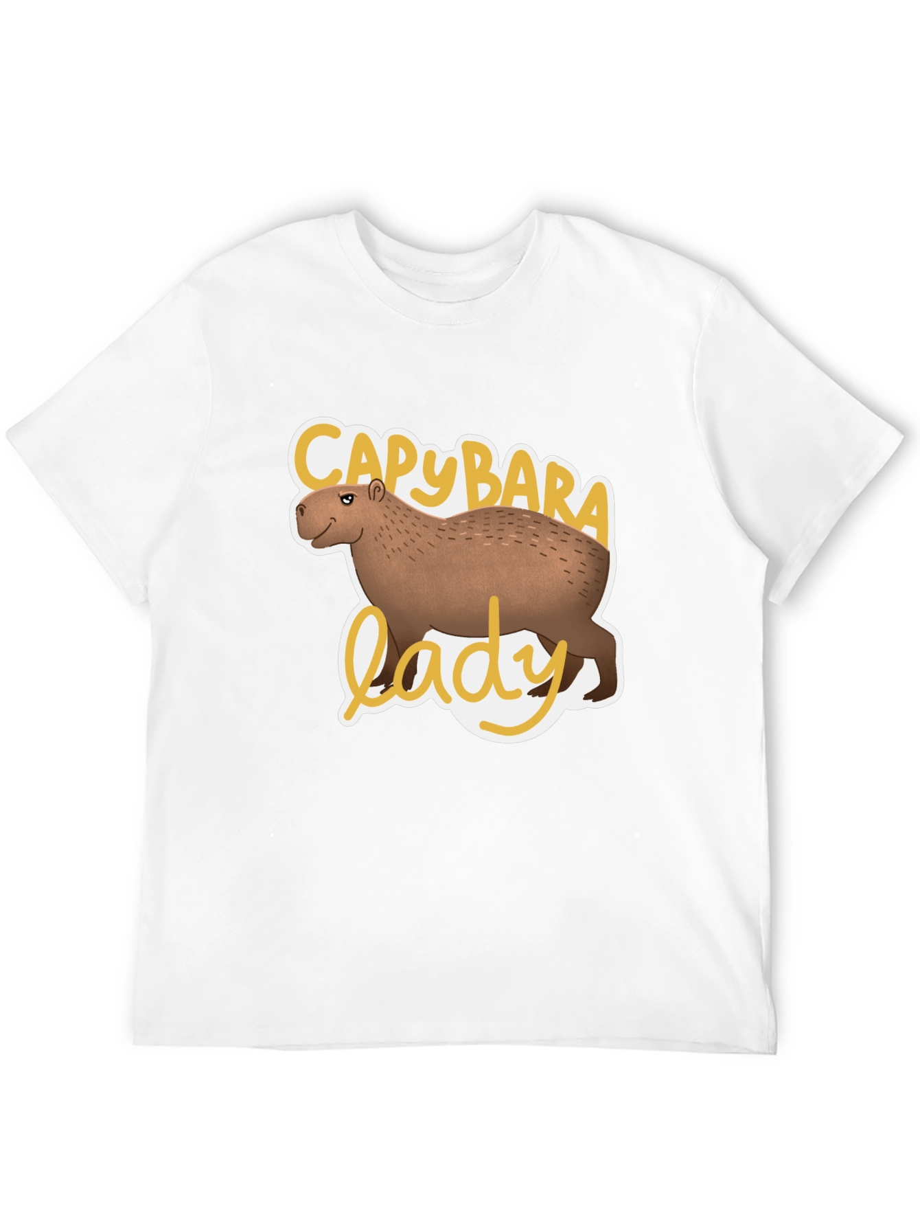 Capybara Lady Graphic T-Shirt