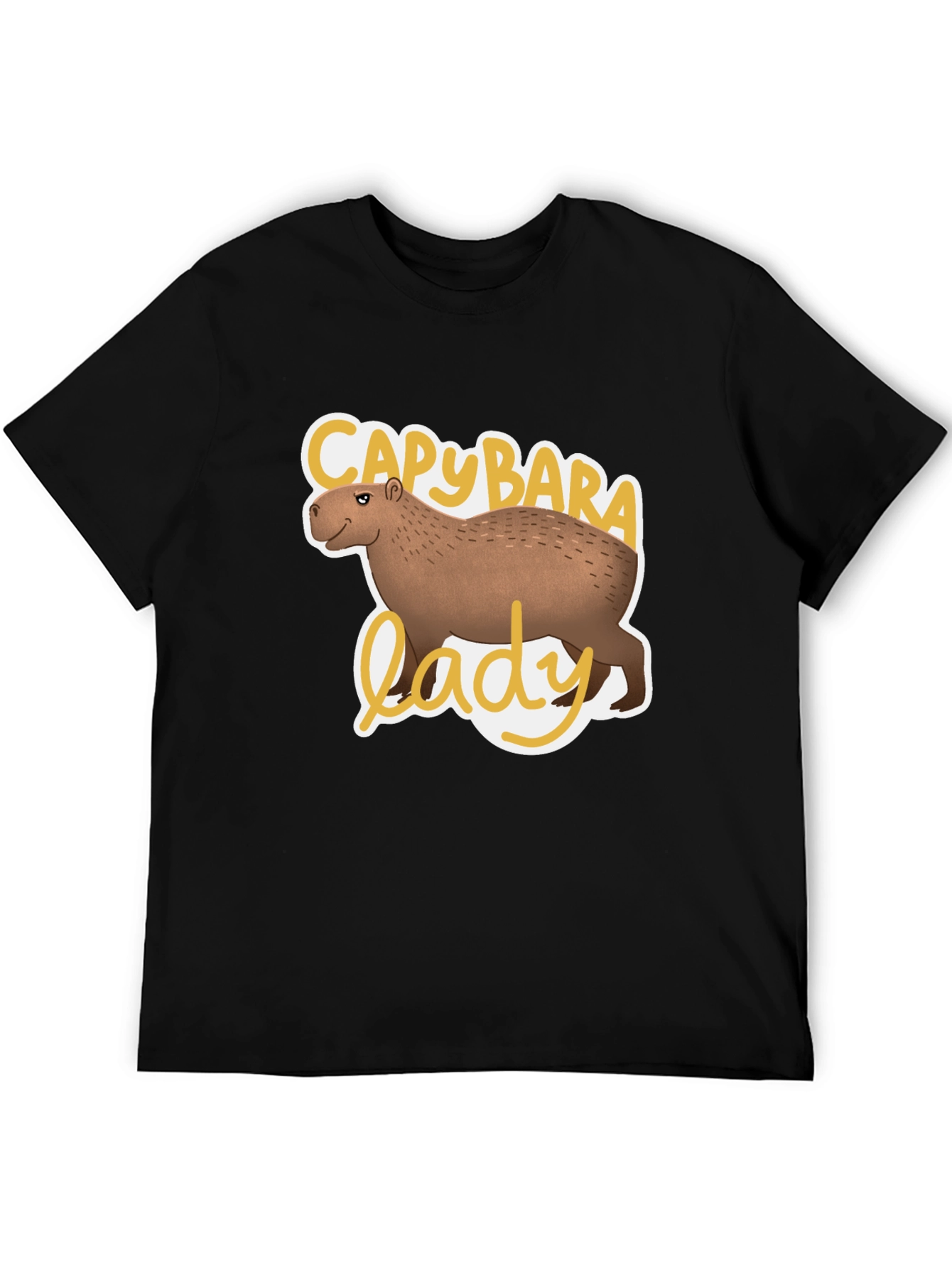 Capybara Lady Graphic T-Shirt