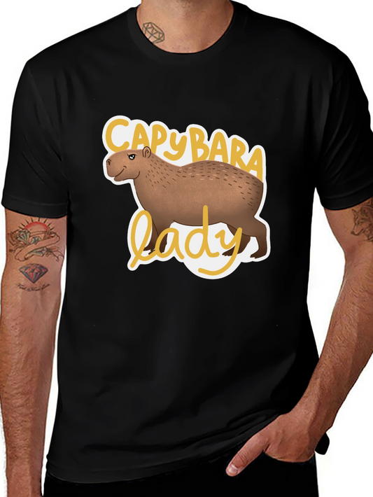 Capybara Lady Graphic T-Shirt
