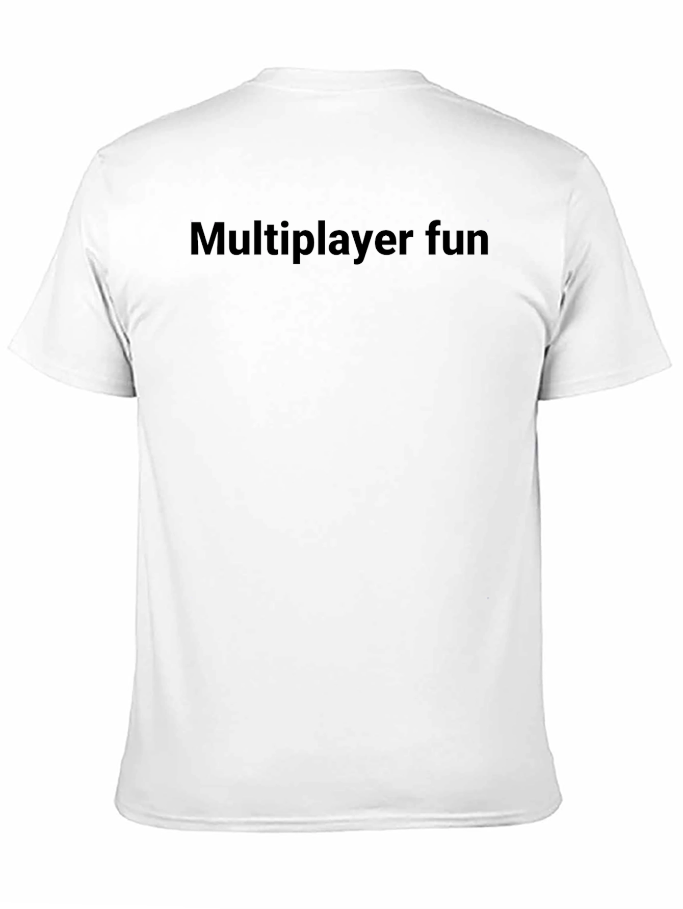 Multiplayer Fun Black Graphic Tee
