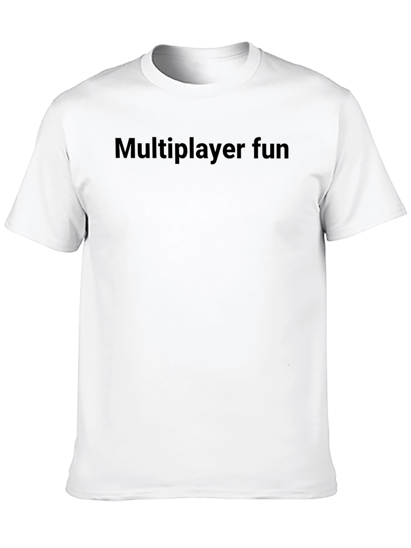 Multiplayer Fun Black Graphic Tee