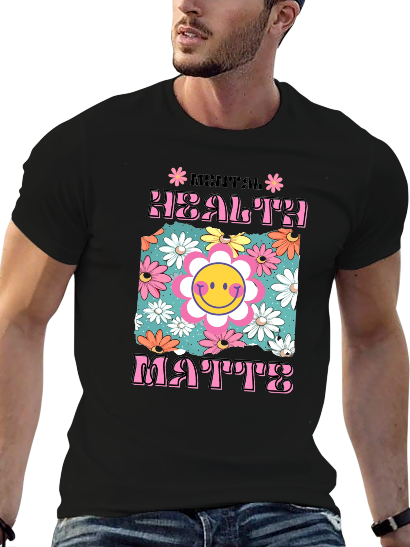 Mental Health Matters Graphic Tee - Positive Vibes