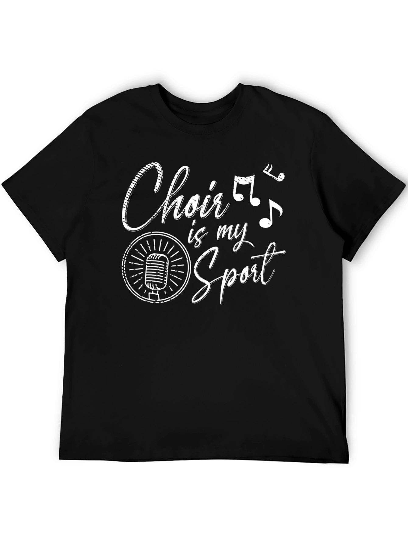 Choir is My Sport Black T-Shirt