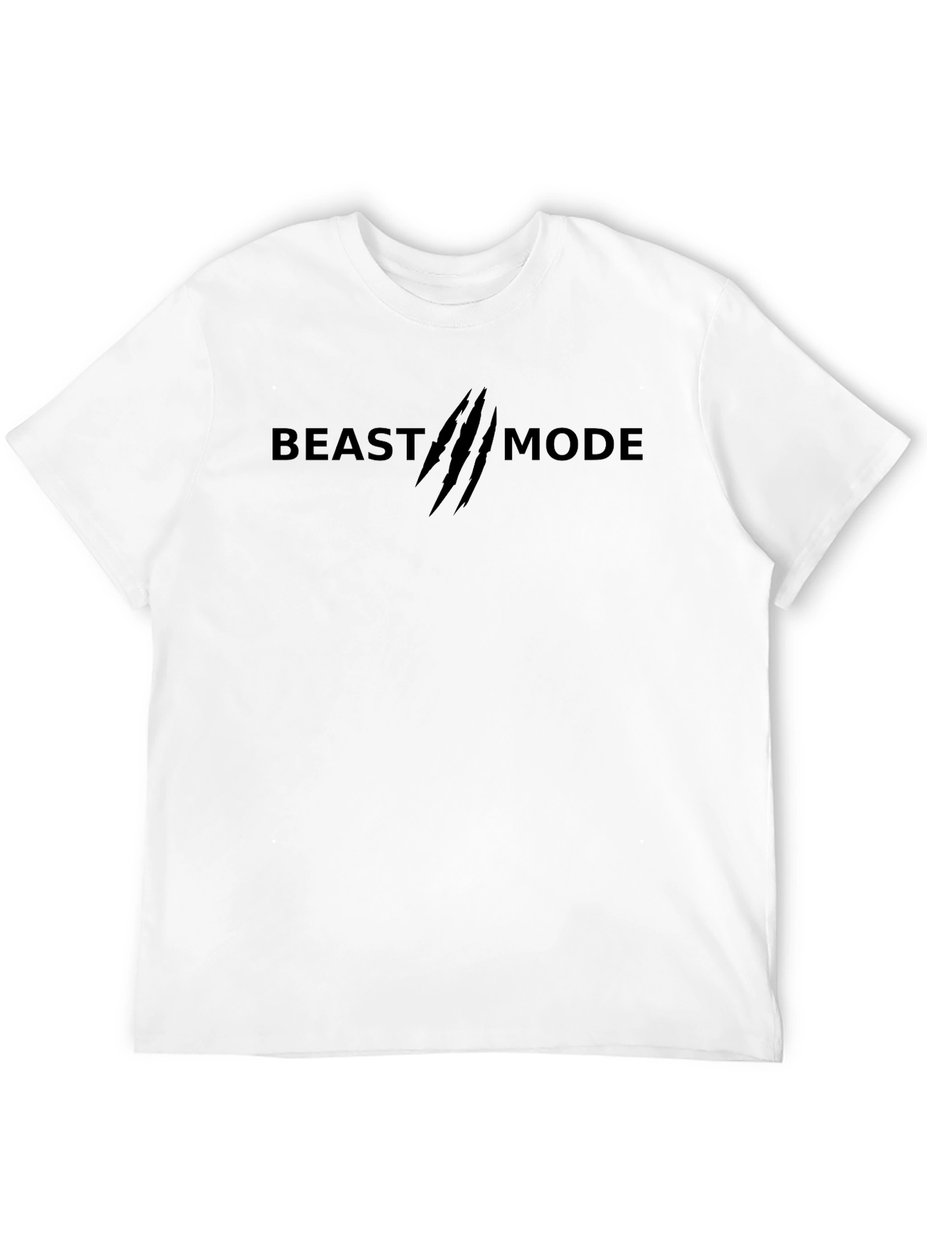 Beast Mode Graphic Tee - Black Cotton T-Shirt