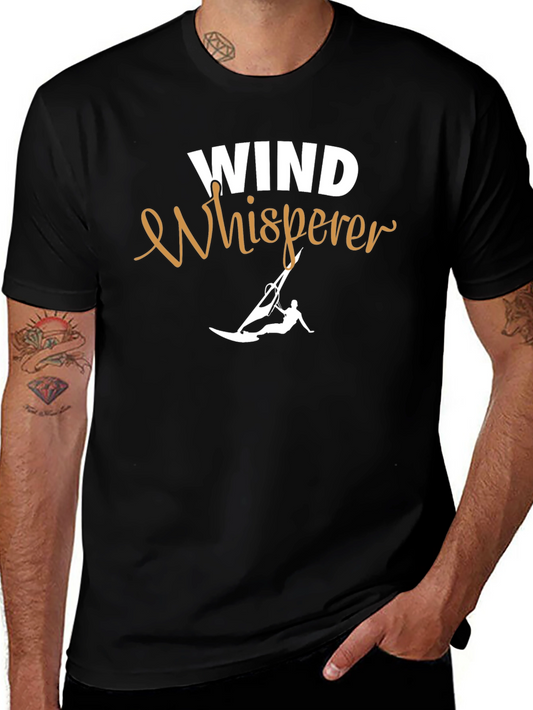 Wind Whisperer T-Shirt - Black Graphic Tee