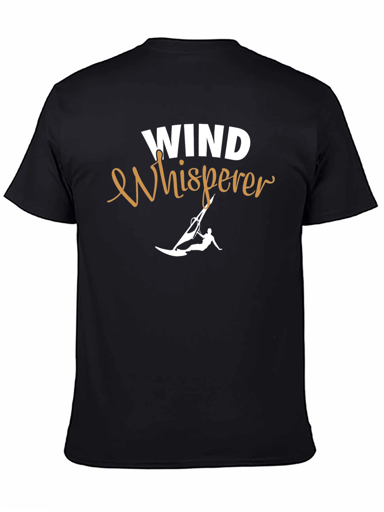 Wind Whisperer T-Shirt - Black Graphic Tee