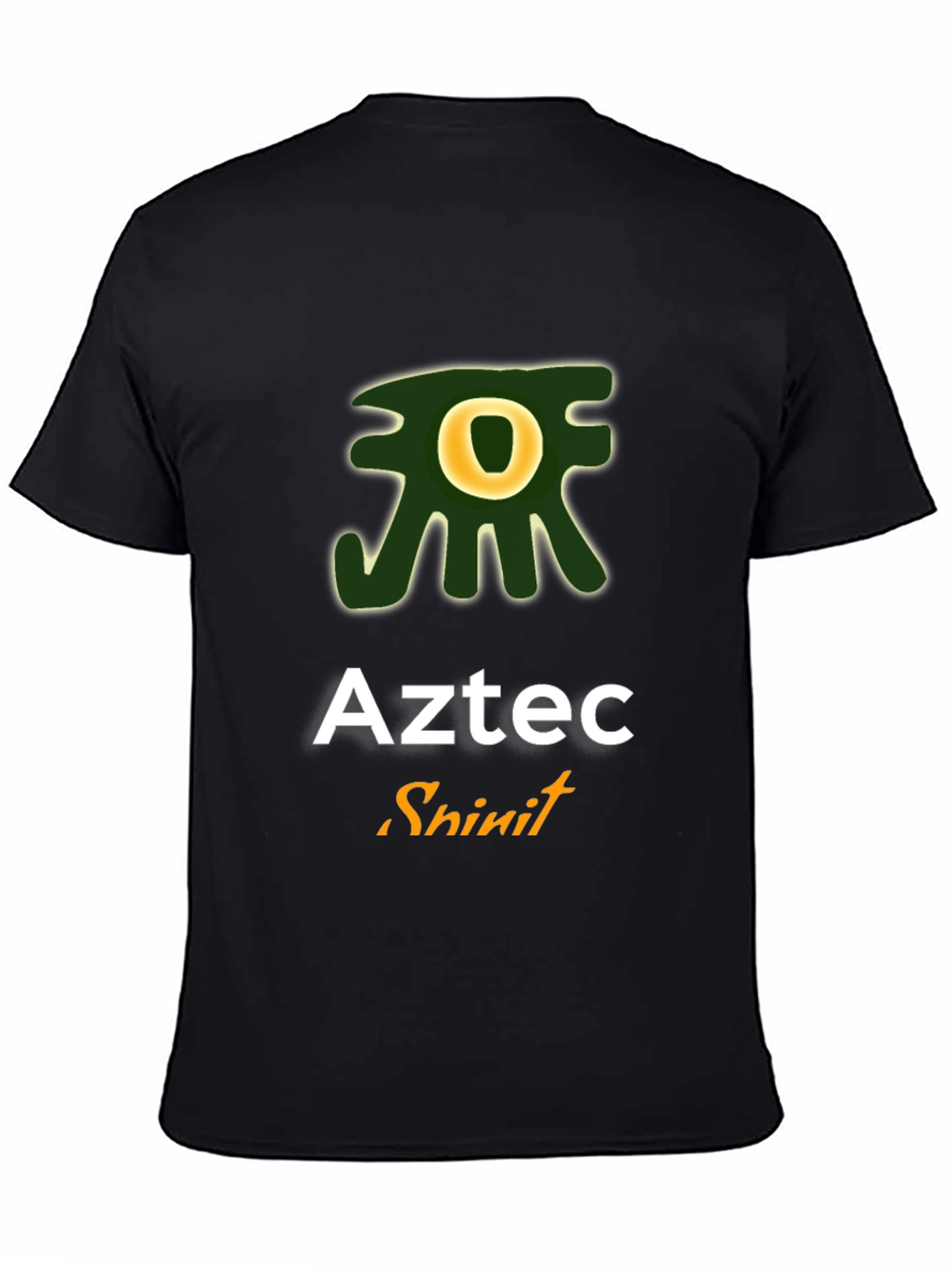 Aztec Spirit Graphic Tee - Stylish Black T-Shirt