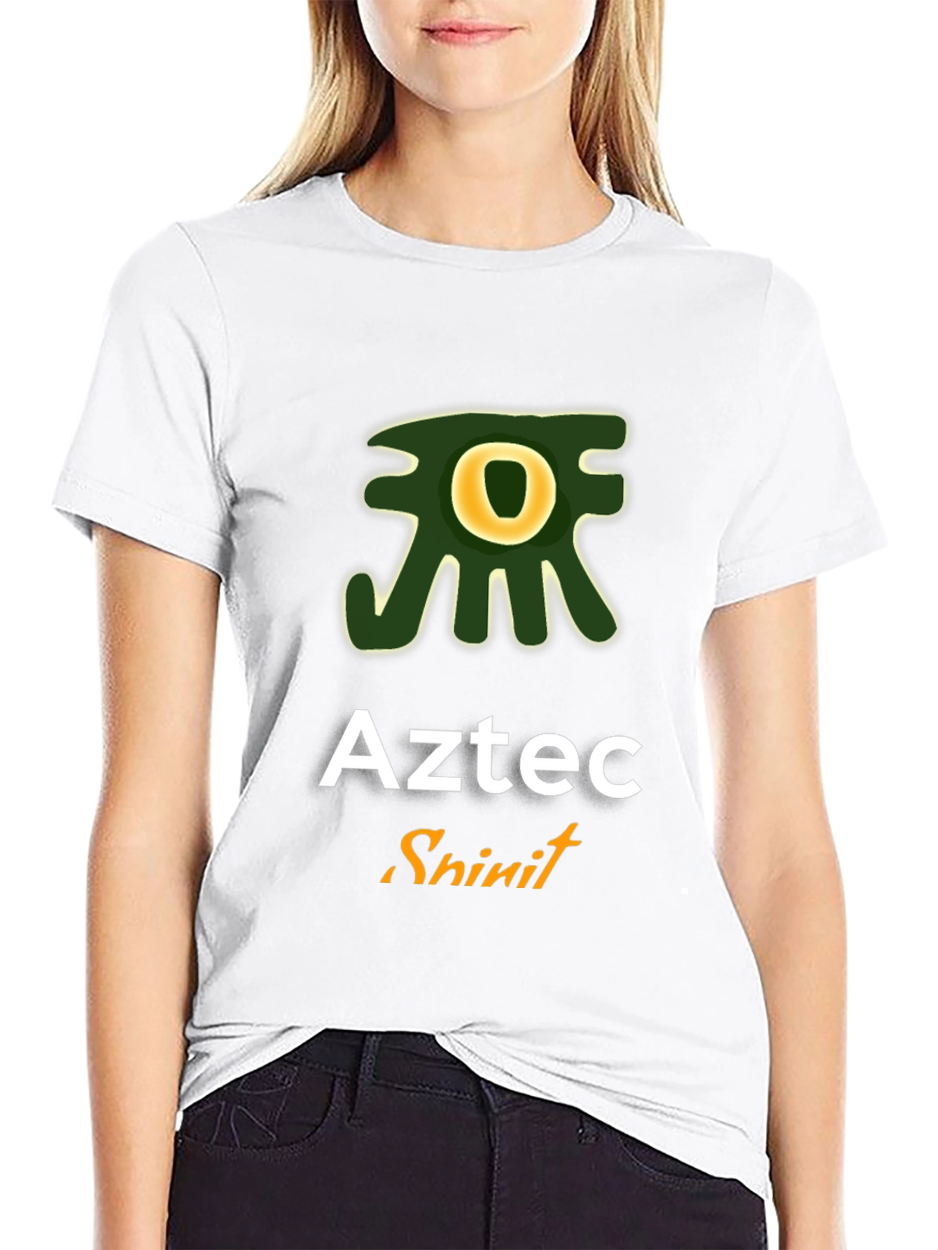 Aztec Spirit Graphic Tee - Stylish Black T-Shirt