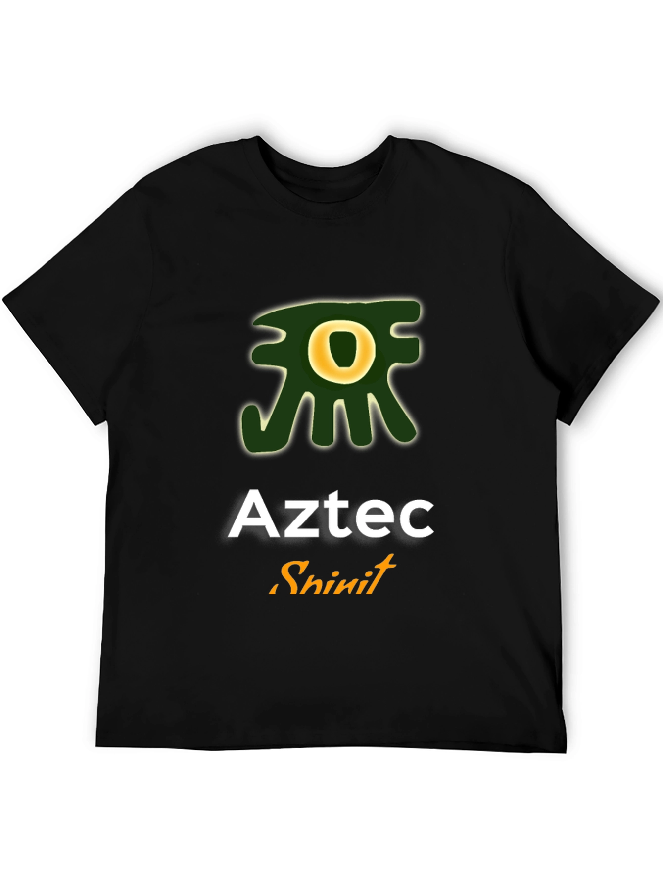 Aztec Spirit Graphic Tee - Stylish Black T-Shirt