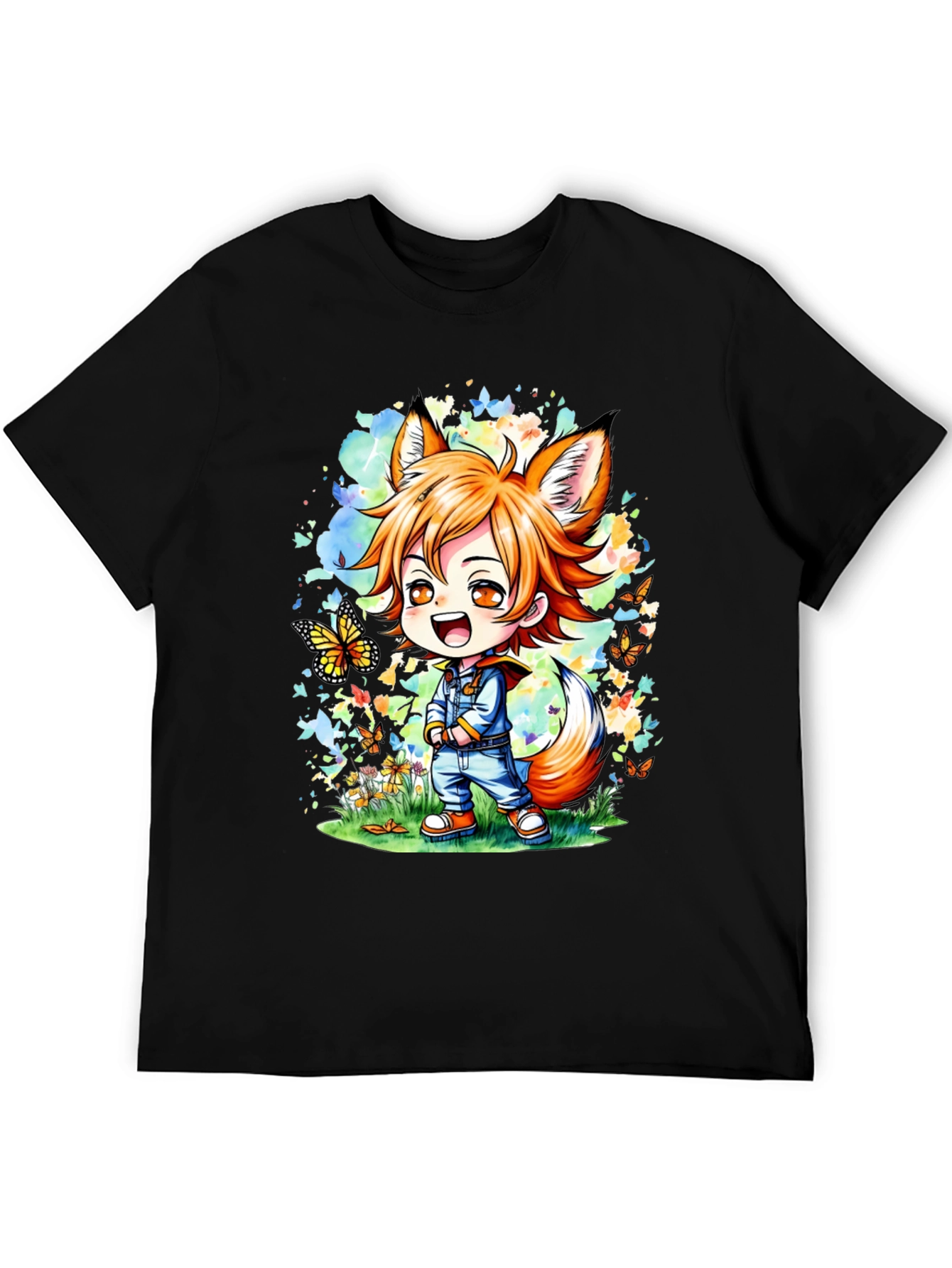 Anime Fox Boy T-Shirt
