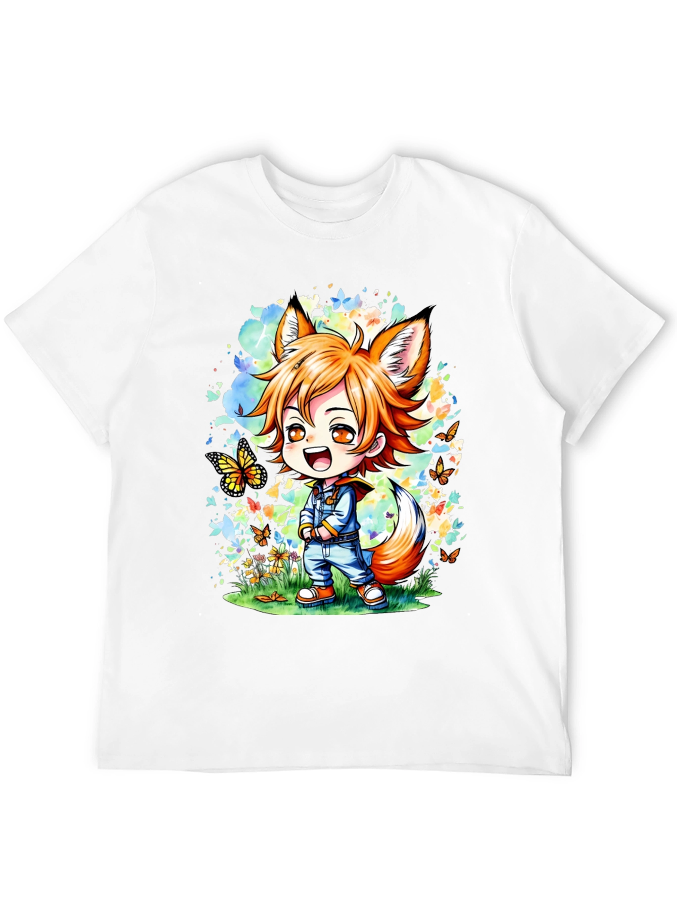 Anime Fox Boy T-Shirt