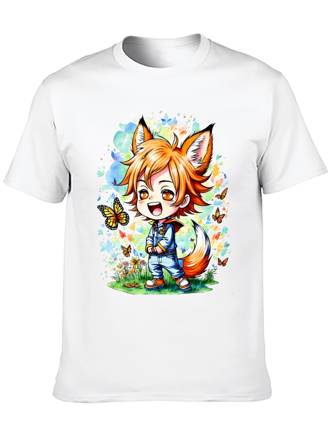 Anime Fox Boy T-Shirt