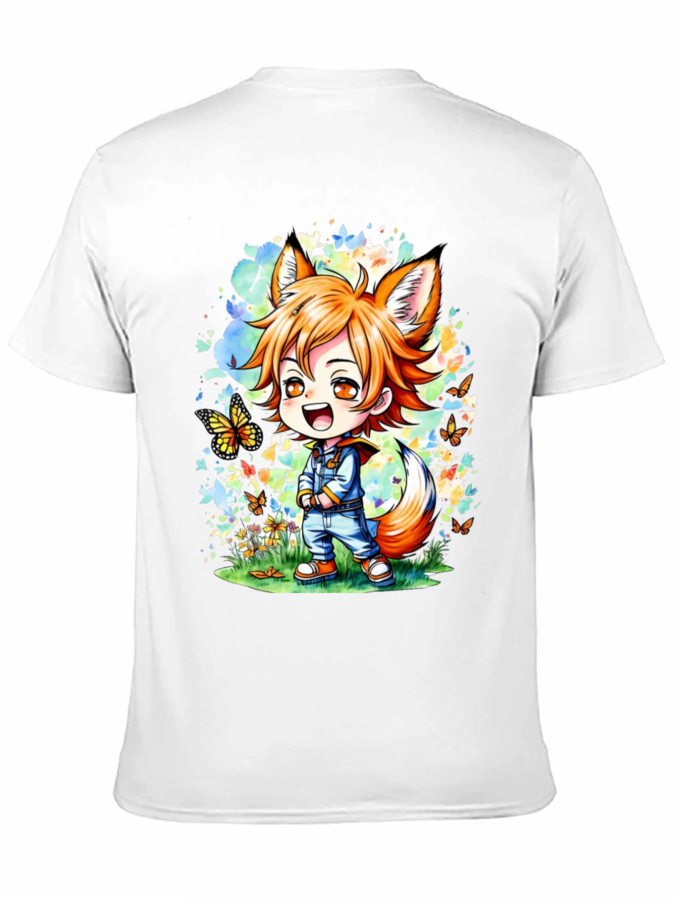 Anime Fox Boy T-Shirt