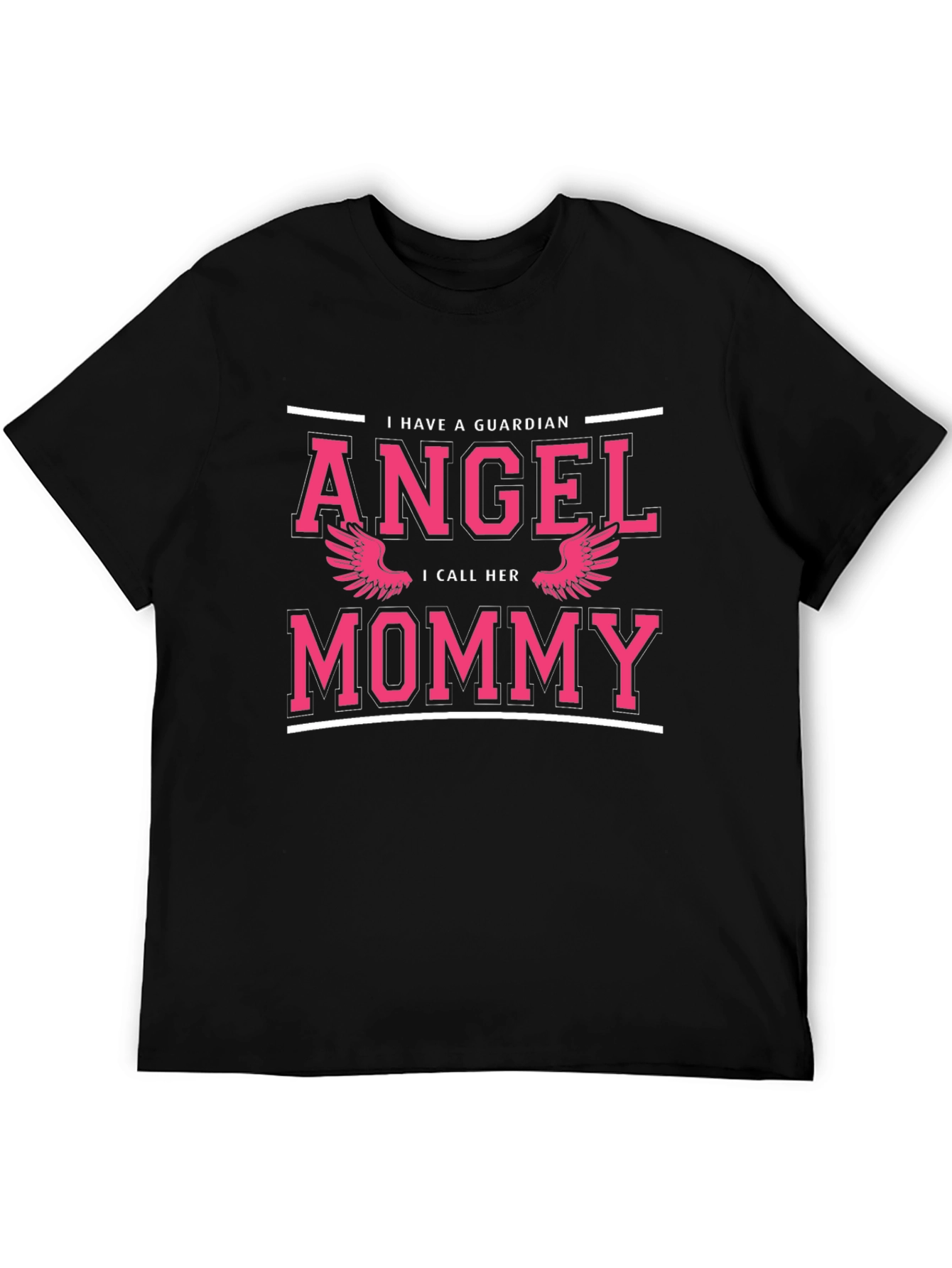 Guardian Angel Mommy Graphic T-Shirt
