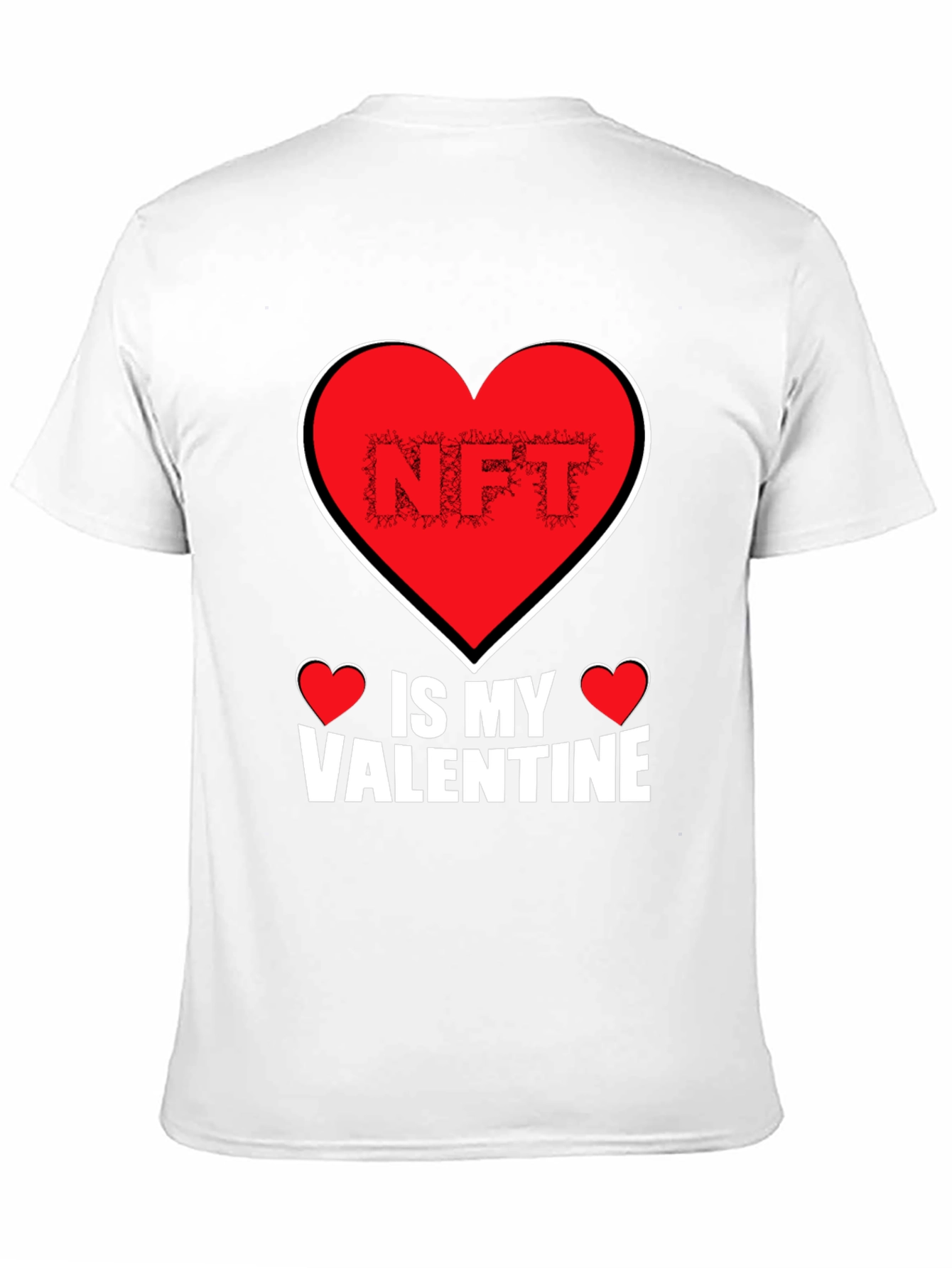 NFT Is My Valentine Black T-Shirt