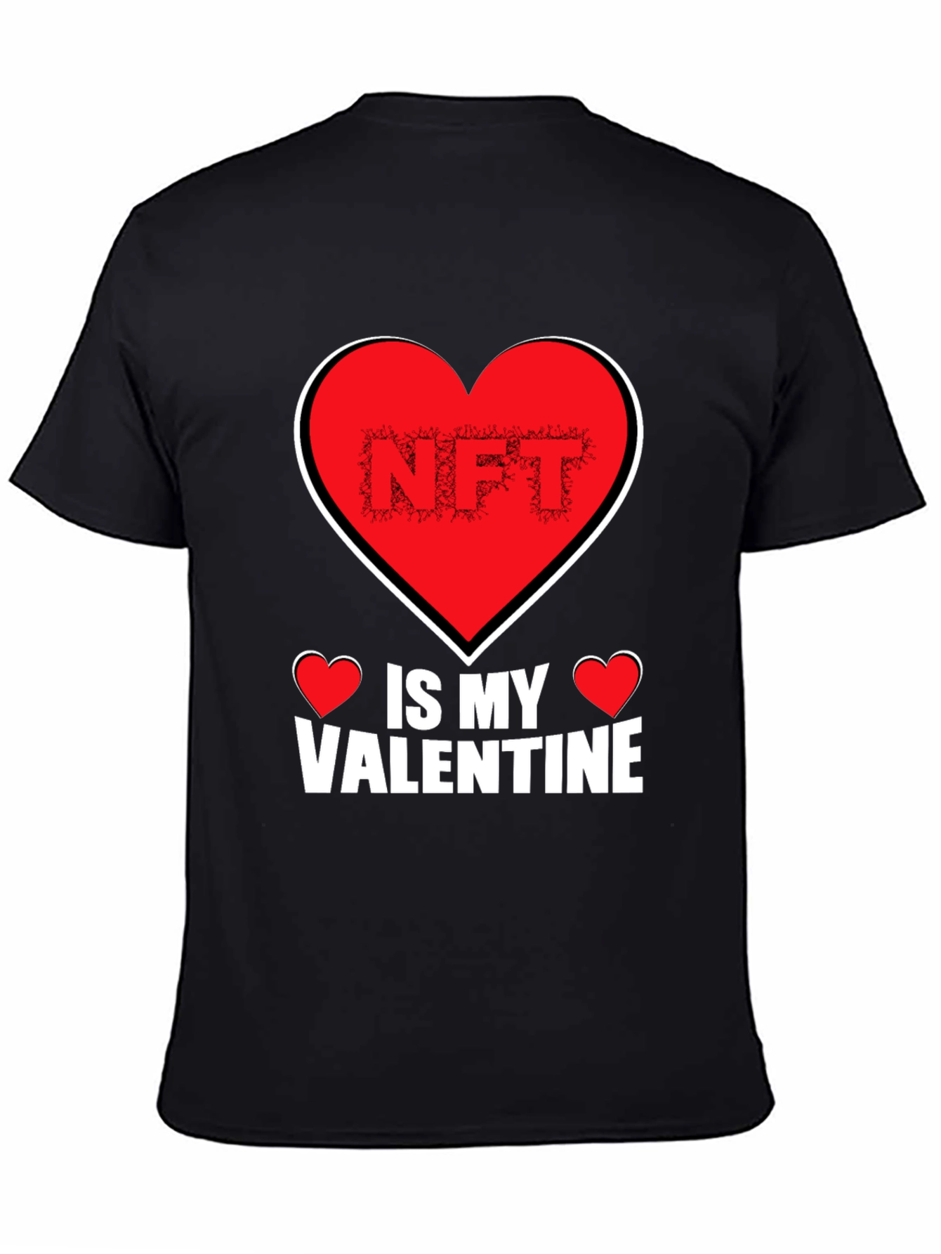 NFT Is My Valentine Black T-Shirt
