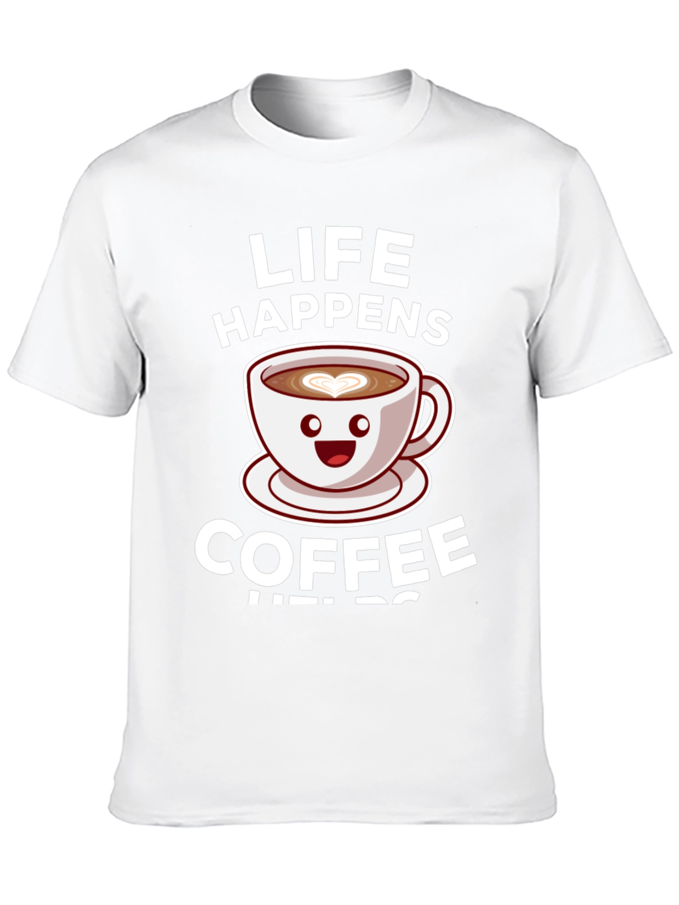 Life Happens Coffee Helps Graphic Tee