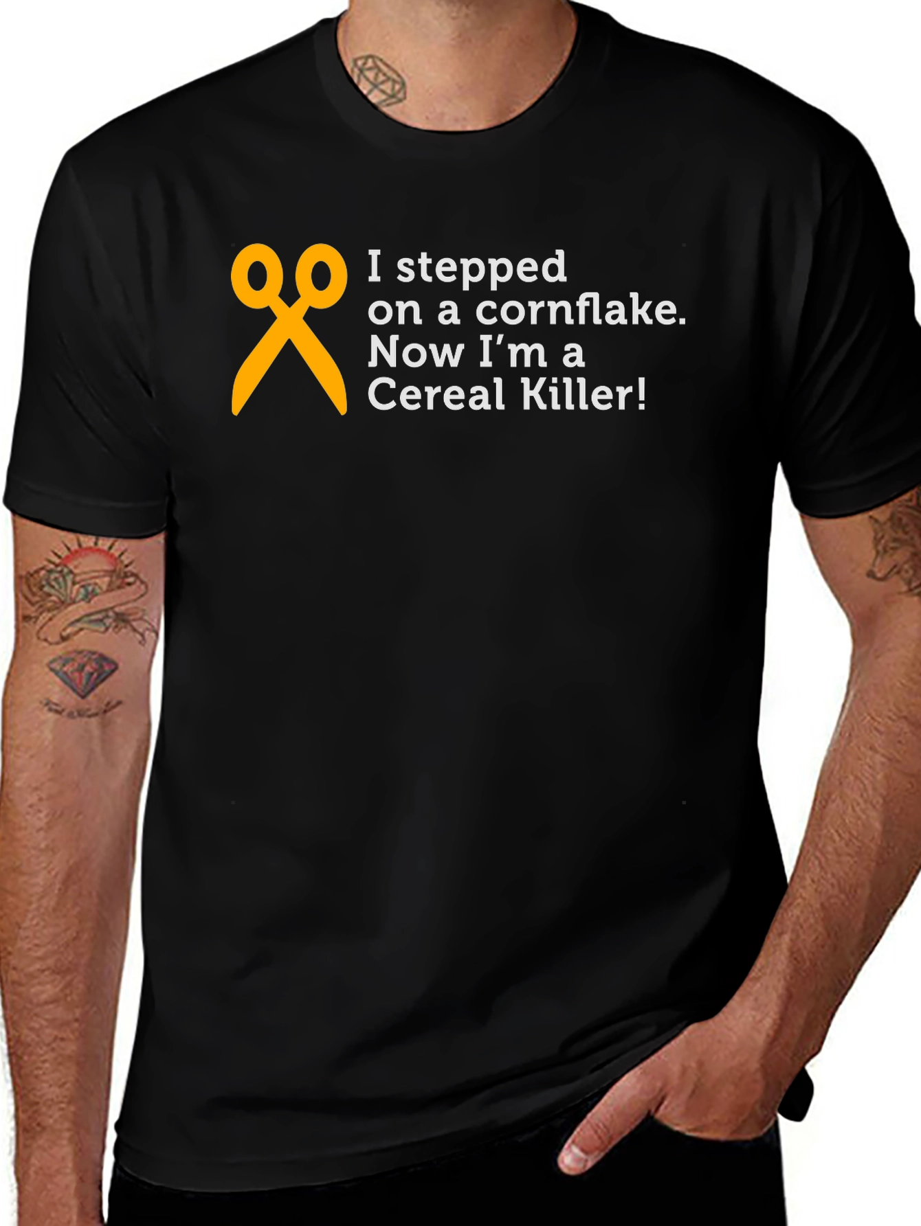 Cereal Killer T-Shirt Funny Pun Graphic Tee