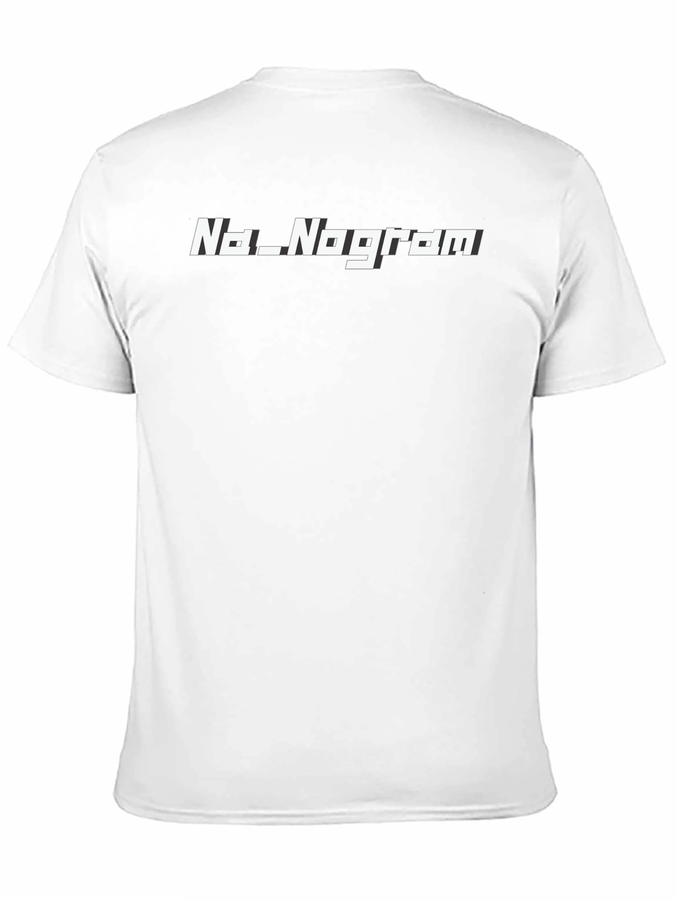 Na_Nogram Black Graphic Tee - Cool Casual Style