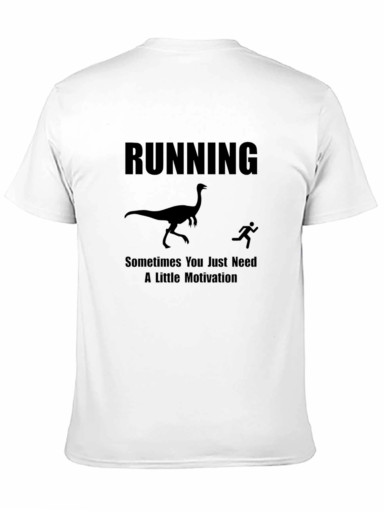 Running Motivation T-Shirt - Dinosaur Chase Tee