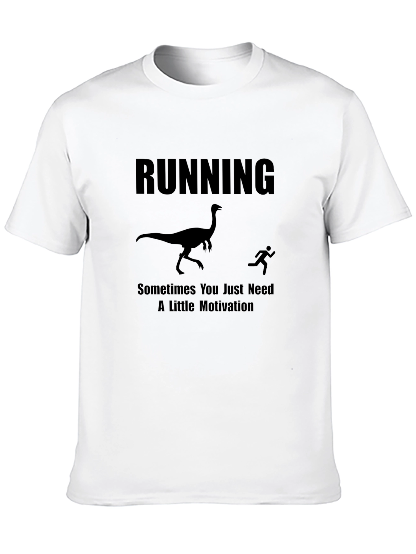 Running Motivation T-Shirt - Dinosaur Chase Tee