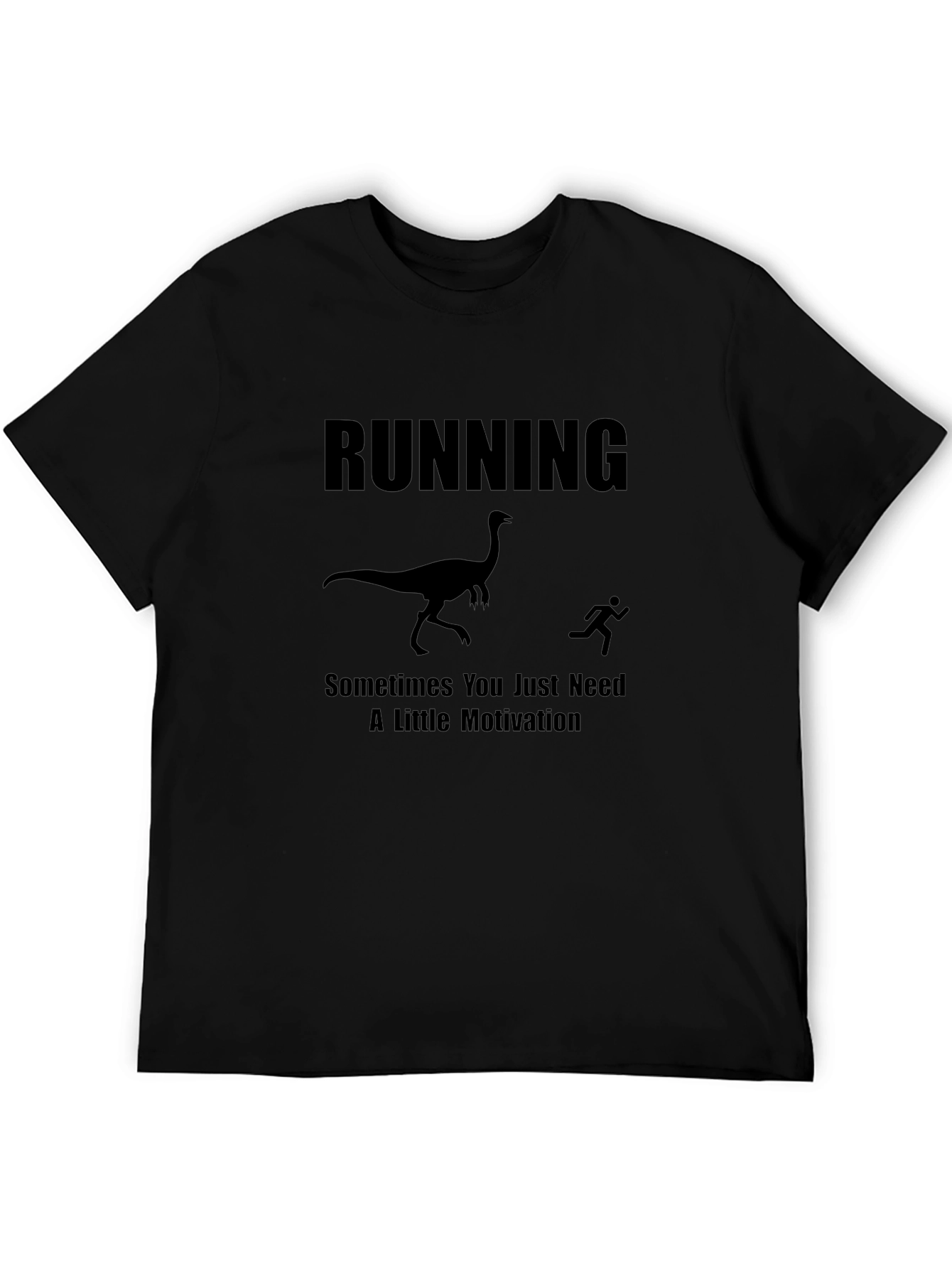 Running Motivation T-Shirt - Dinosaur Chase Tee
