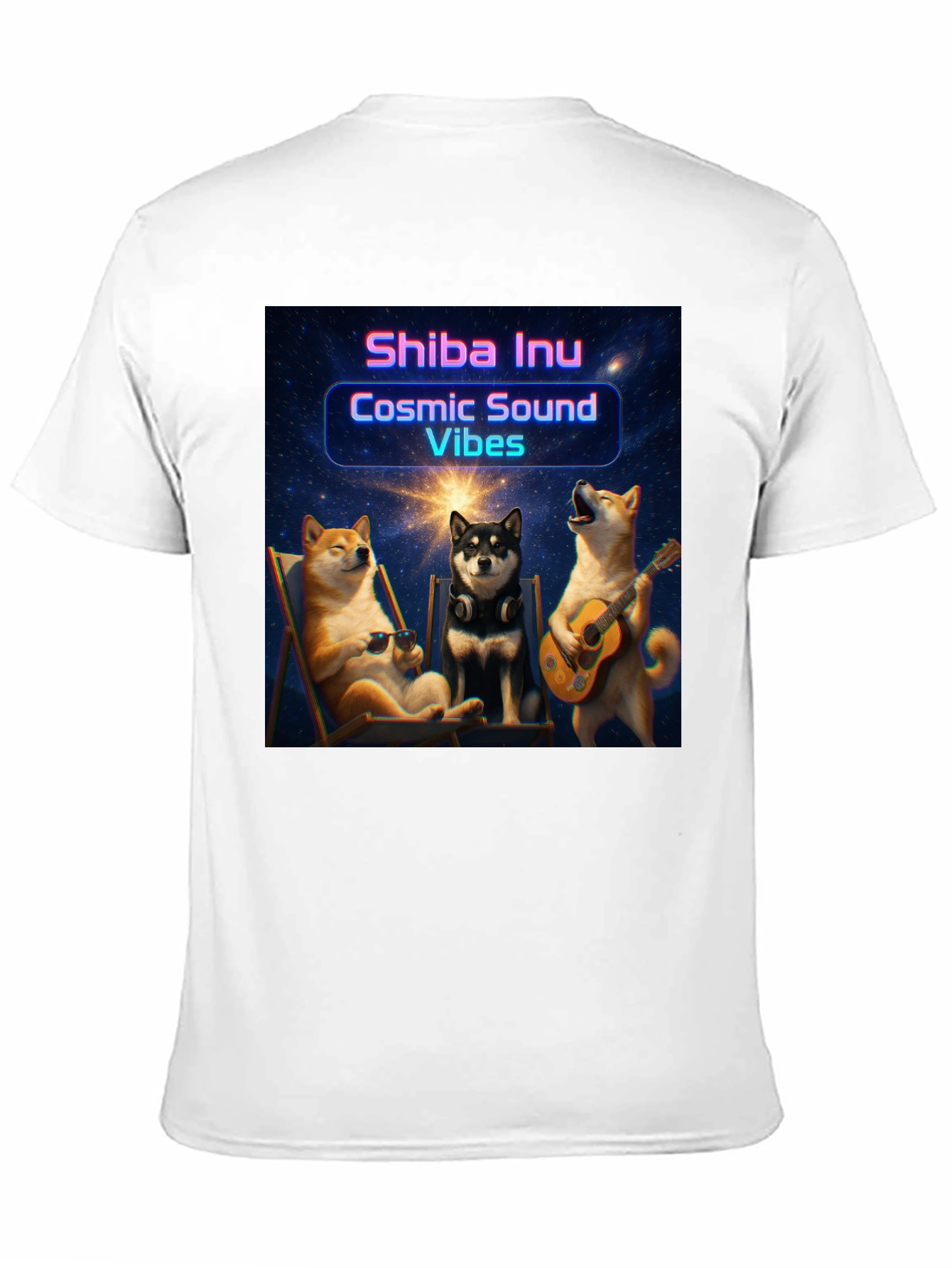 Cosmic Shiba Inu Vibes T-Shirt