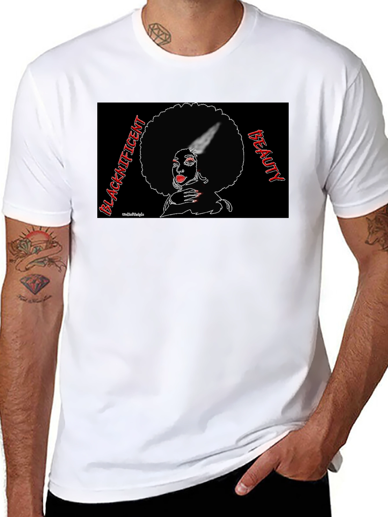 Blacknificent Beauty Graphic T-Shirt
