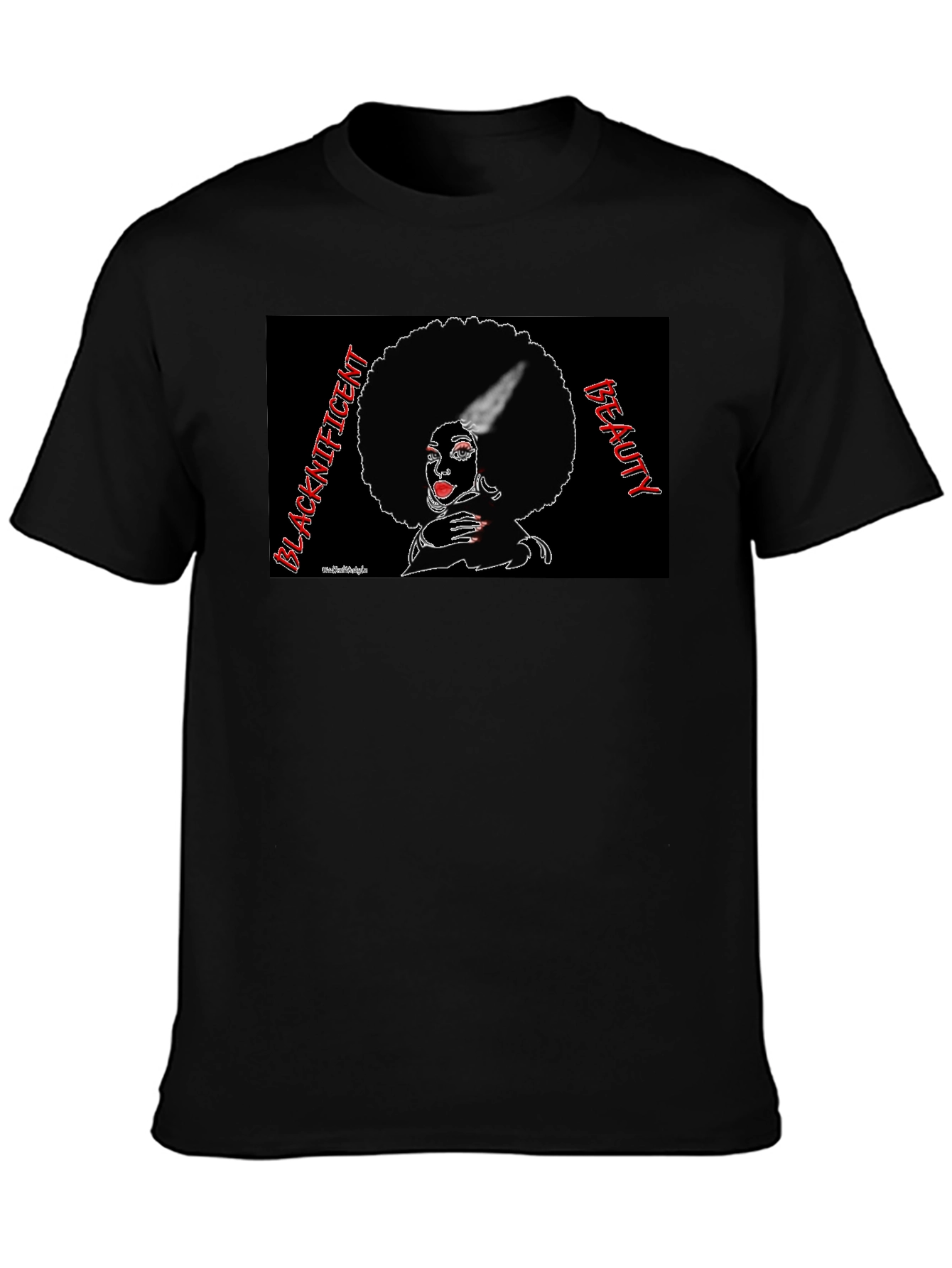 Blacknificent Beauty Graphic T-Shirt