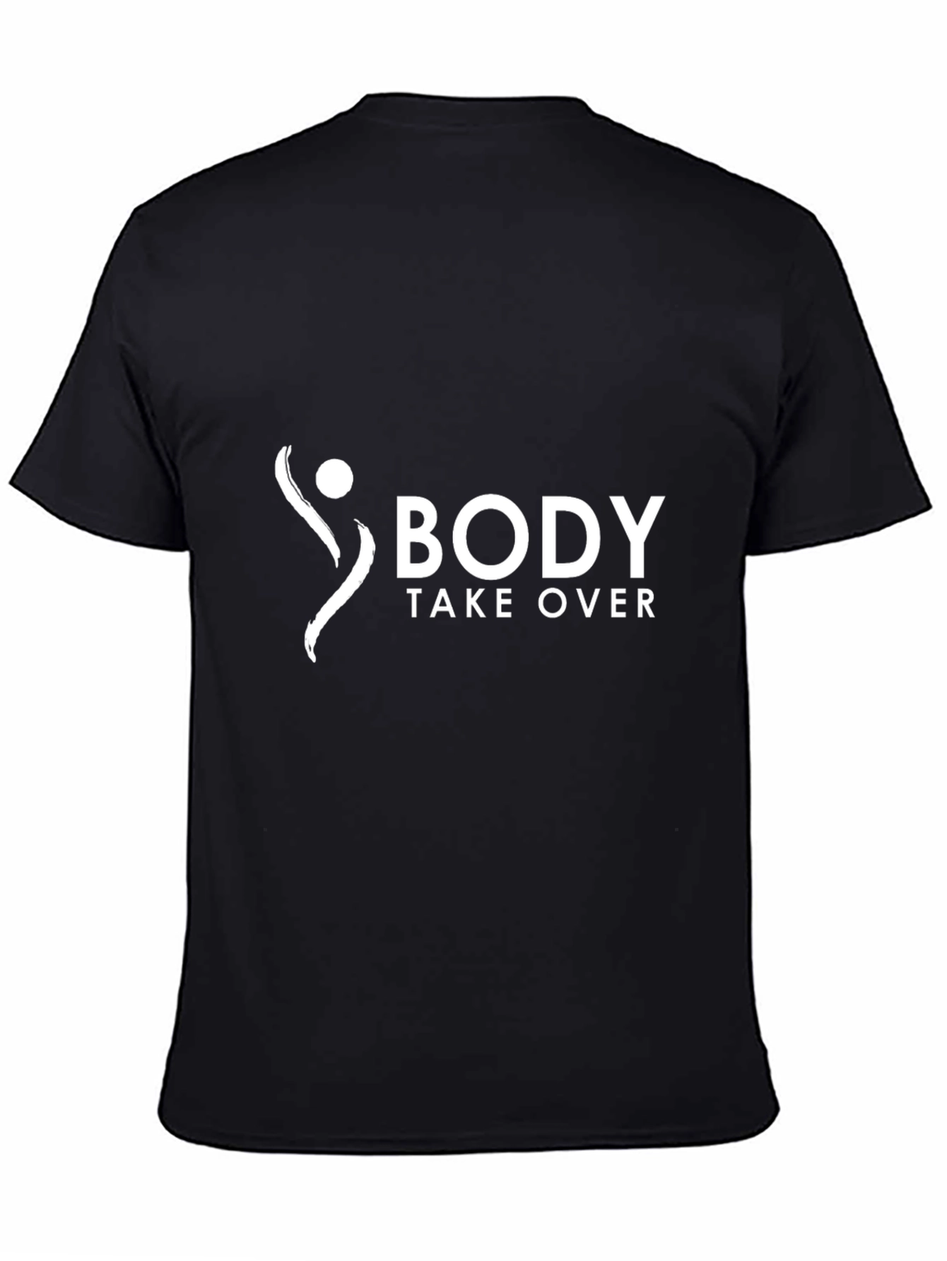 Body Take Over Black Graphic Tee