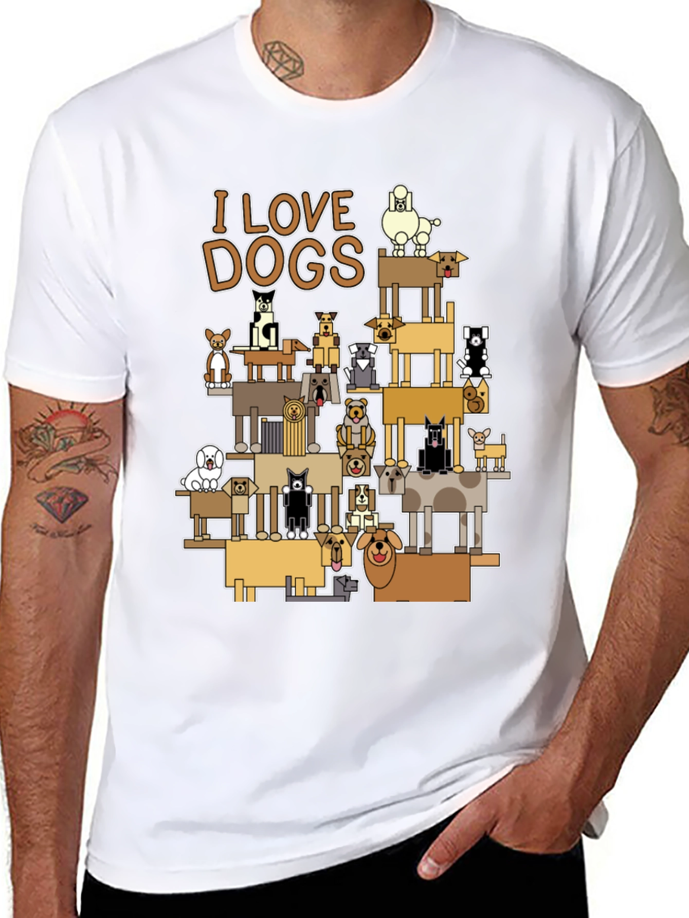 I Love Dogs T-Shirt